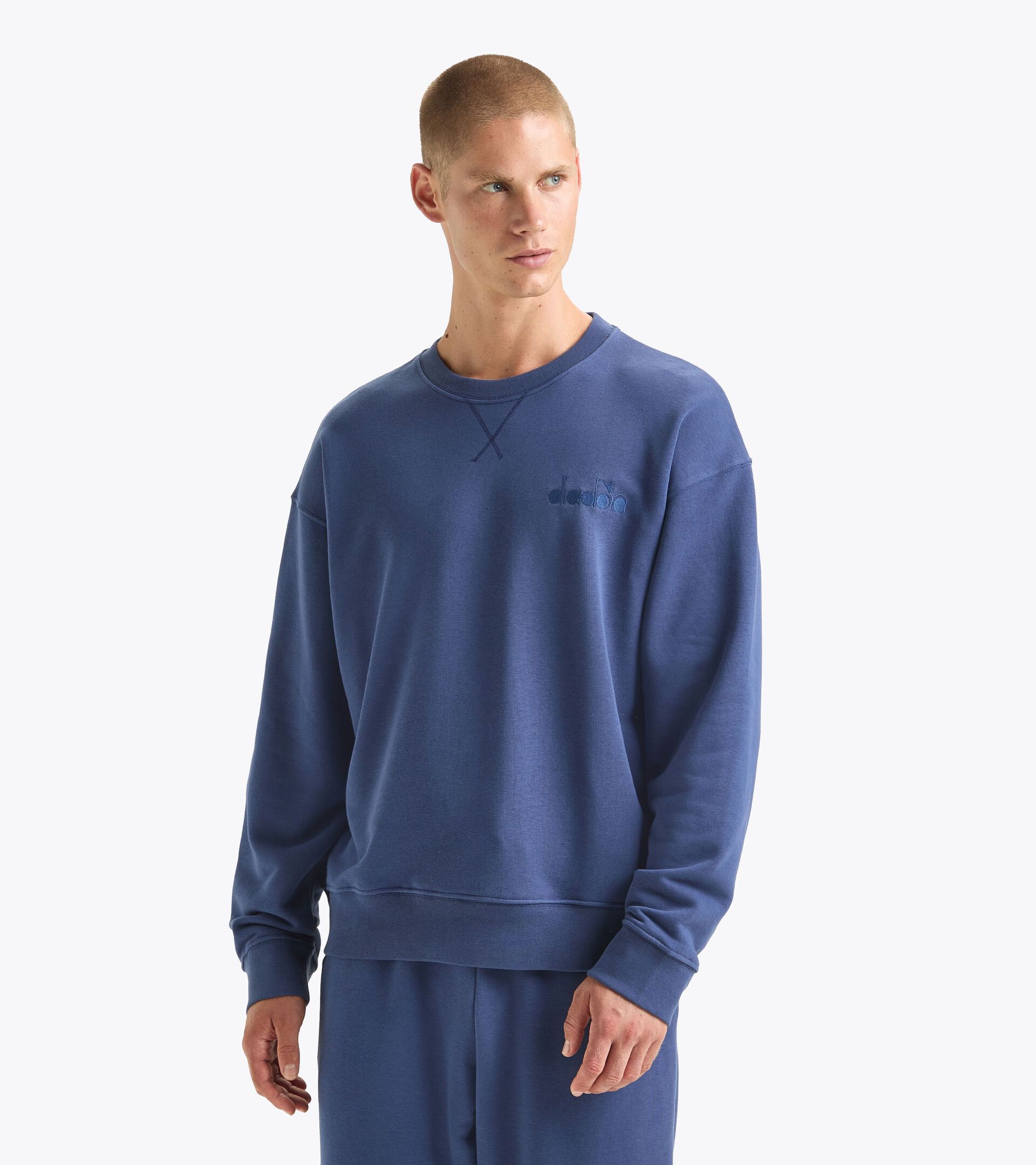 Sweat-shirt ras de cou - Gender Neutral SWEATSHIRT CREW ATHL. LOGO OCEANA - Diadora