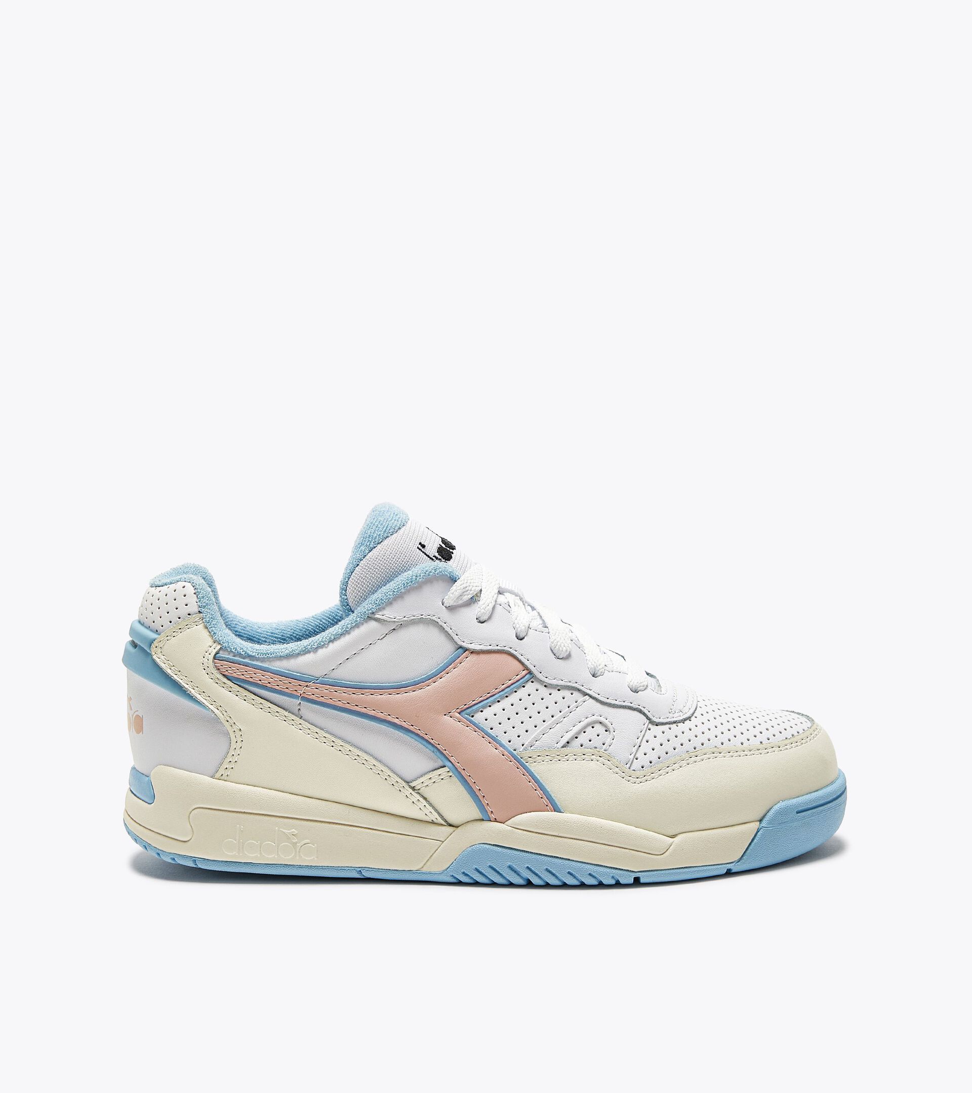 Sporty sneakers - Gender neutral WINNER WHITE/PEACH WHIP - Diadora