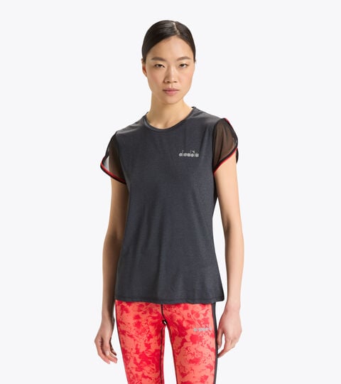 T-shirt de running - Femme L. SS T-SHIRT BE ONE NOIR - Diadora