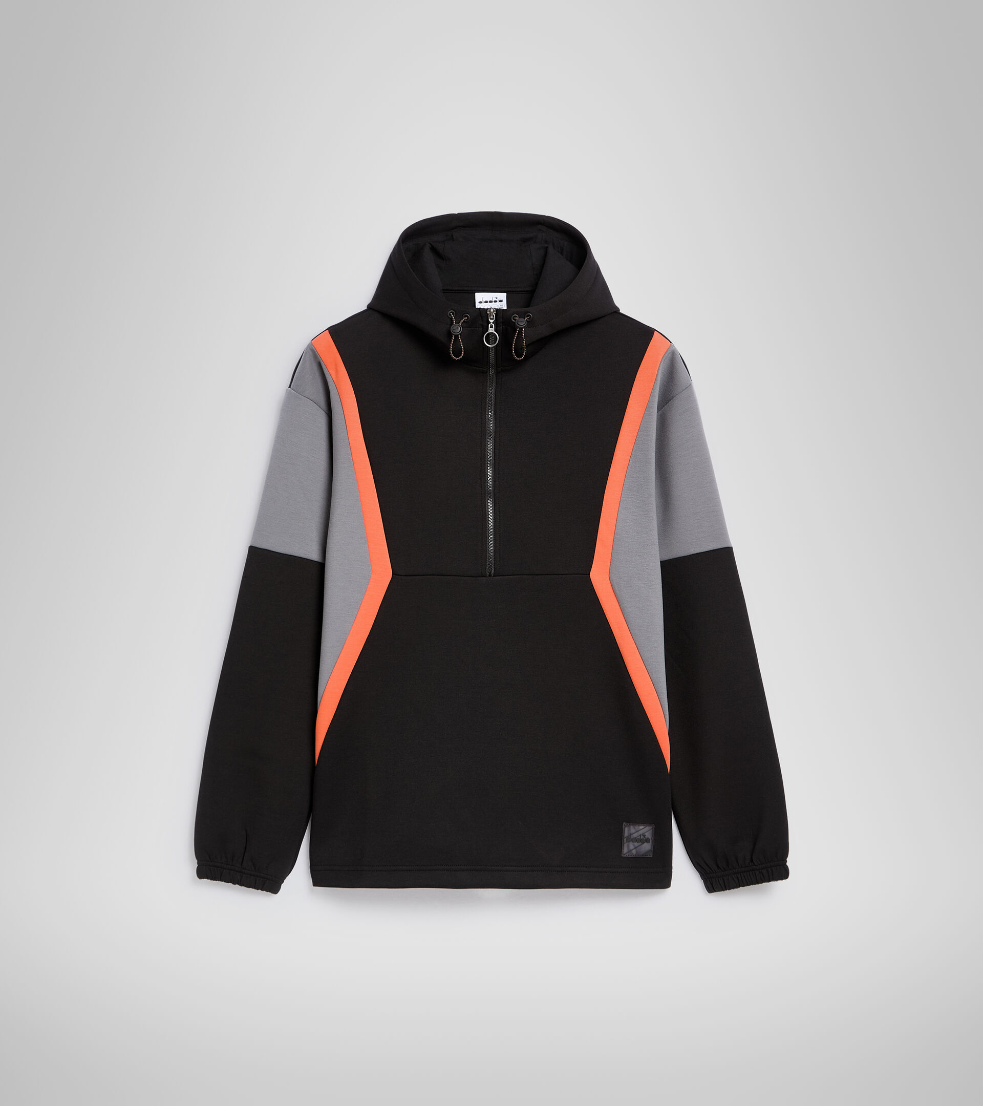 Hooded sweatshirt - Men HOODIE URBANITY BLACK - Diadora