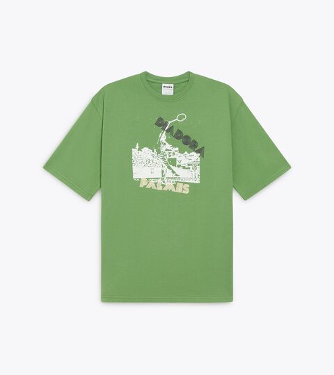 T-SHIRT SS LEGACY I, GREEN ENGLISH IVY Legacy t-shirt with OG archive print - Made in Italy - All-gender T-SHIRT SS LEGACY I GREEN ENGLISH IVY - Diadora