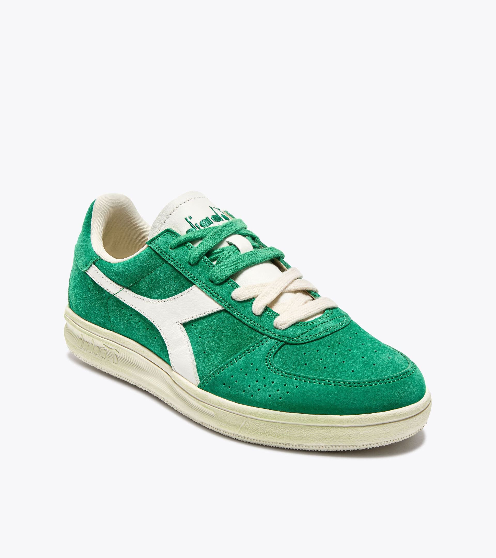 Heritage leather sneaker - All-gender B.ELITE MIGLIORI ANNI GREEN PEAS CREAM - Diadora