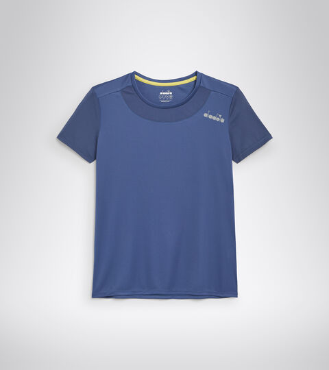 T-shirt de running en polyester - Femme L. SS CORE TEE AUTHENTIQUE MARINEBLEU - Diadora