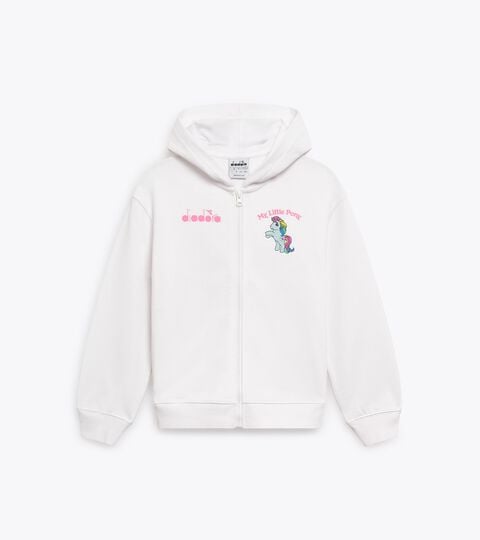 My Little Pony Hoodie - Boys and girls JU. HOODIE FZ TRFS/MLP OPTICAL WHITE - Diadora