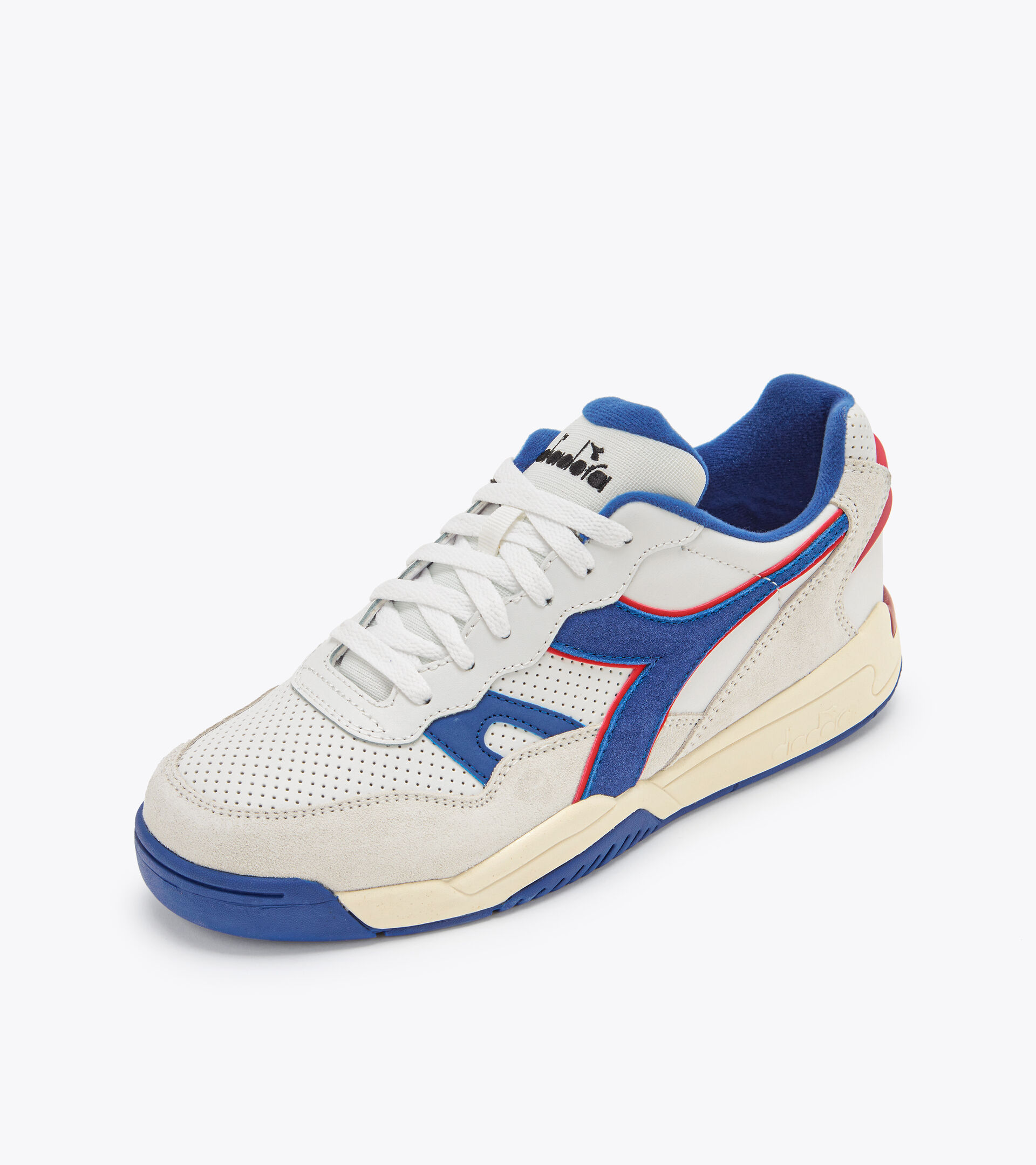 Sporty sneakers - All-Gender WINNER SL TRUE BLUE/POPPY RED - Diadora