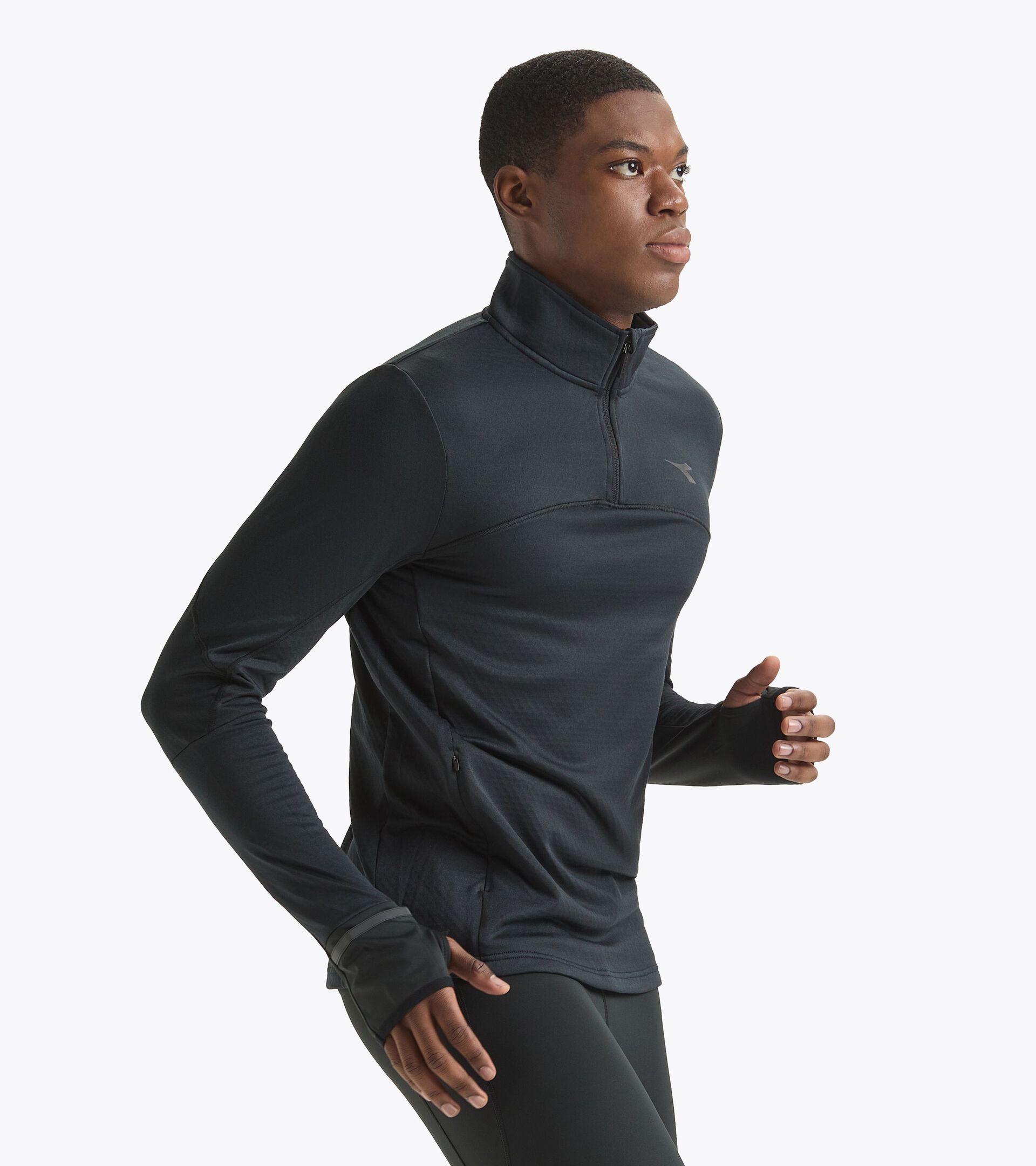 Thermal shirt - Men WARM UP WINTER PROTECTION BLACK - Diadora
