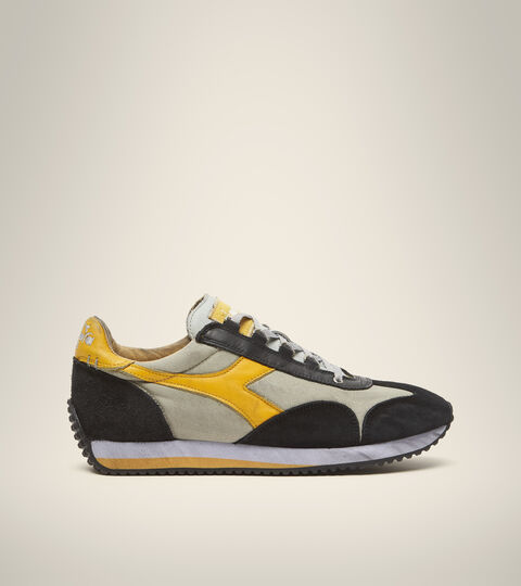 Chaussures Heritage - Unisexe EQUIPE H DIRTY STONE WASH EVO GRIS SAUL BLANC - Diadora