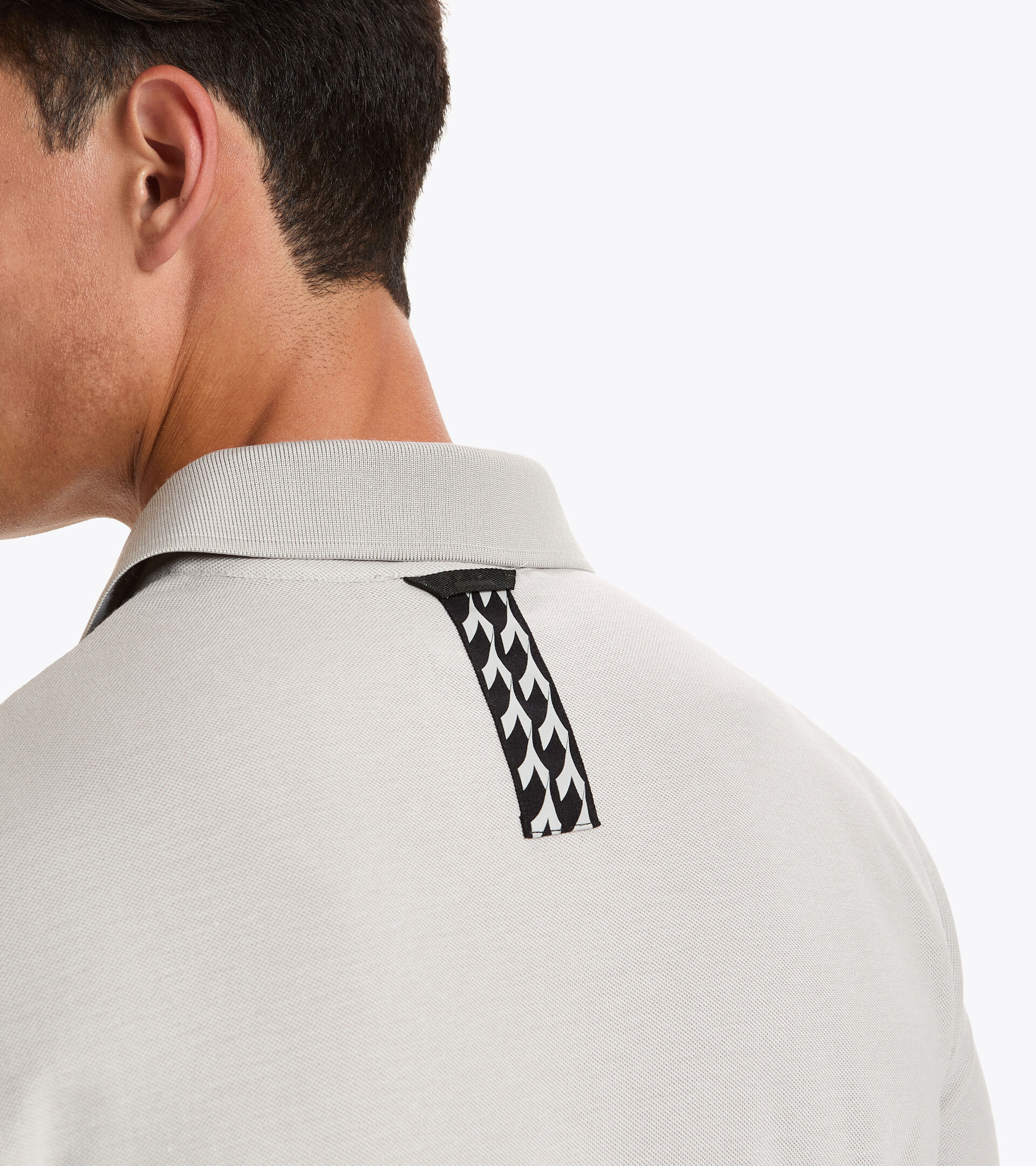 Tennis polo shirt - Men POLO STATEMENT SS OYSTER MUSHROOM - Diadora