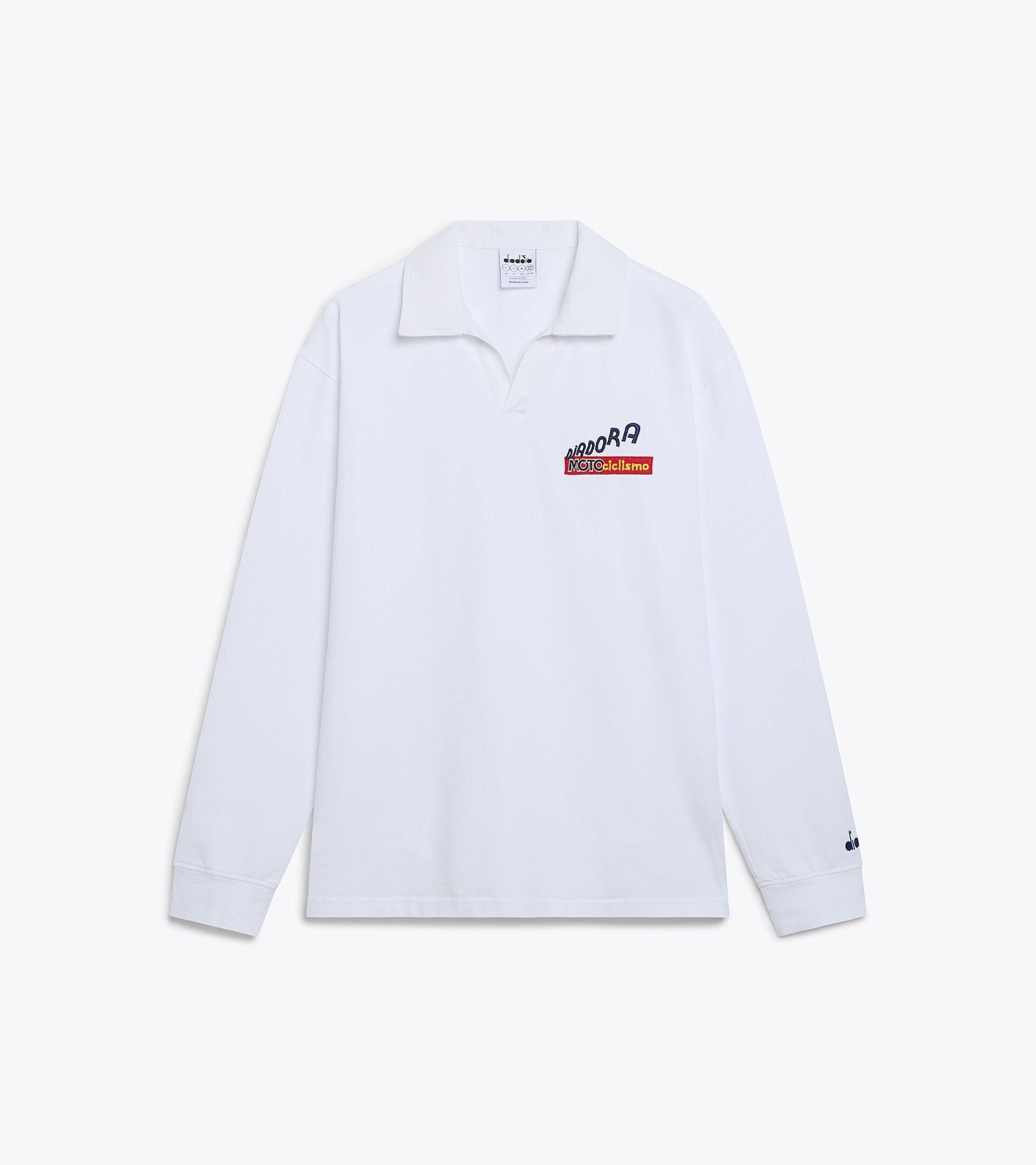 Polo Legacy - Made in Italy - Pour tous les genres POLO LS LEGACY BLANC VIF - Diadora