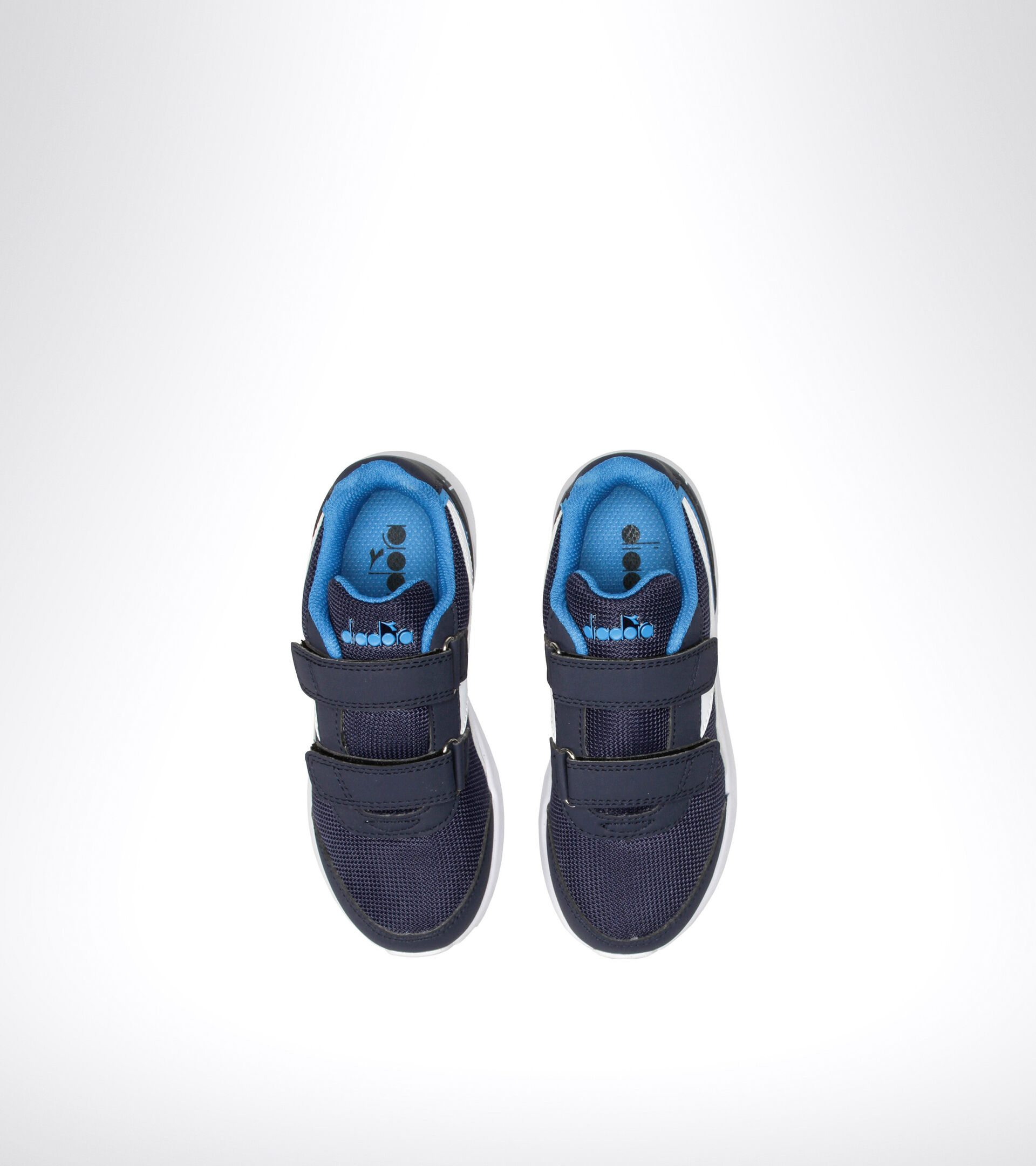 Chaussures de running - Unisexe Enfant FALCON JR V BLEU DOMAINE/ BLEU BRILLANT - Diadora