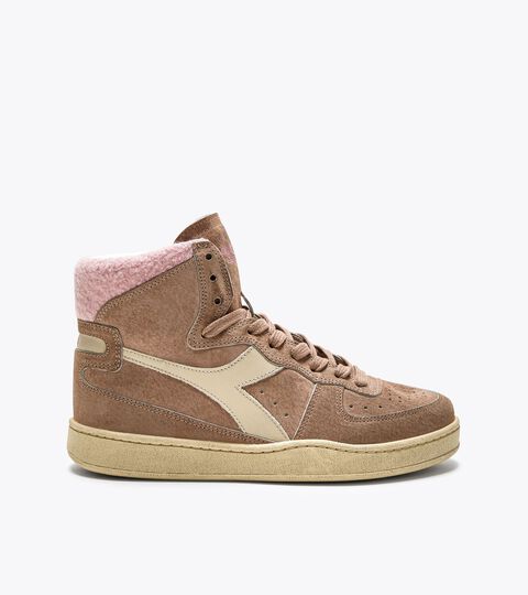 Heritage shoe - Women MI BASKET SHEARLING WN BROWN ROEBUCK - Diadora