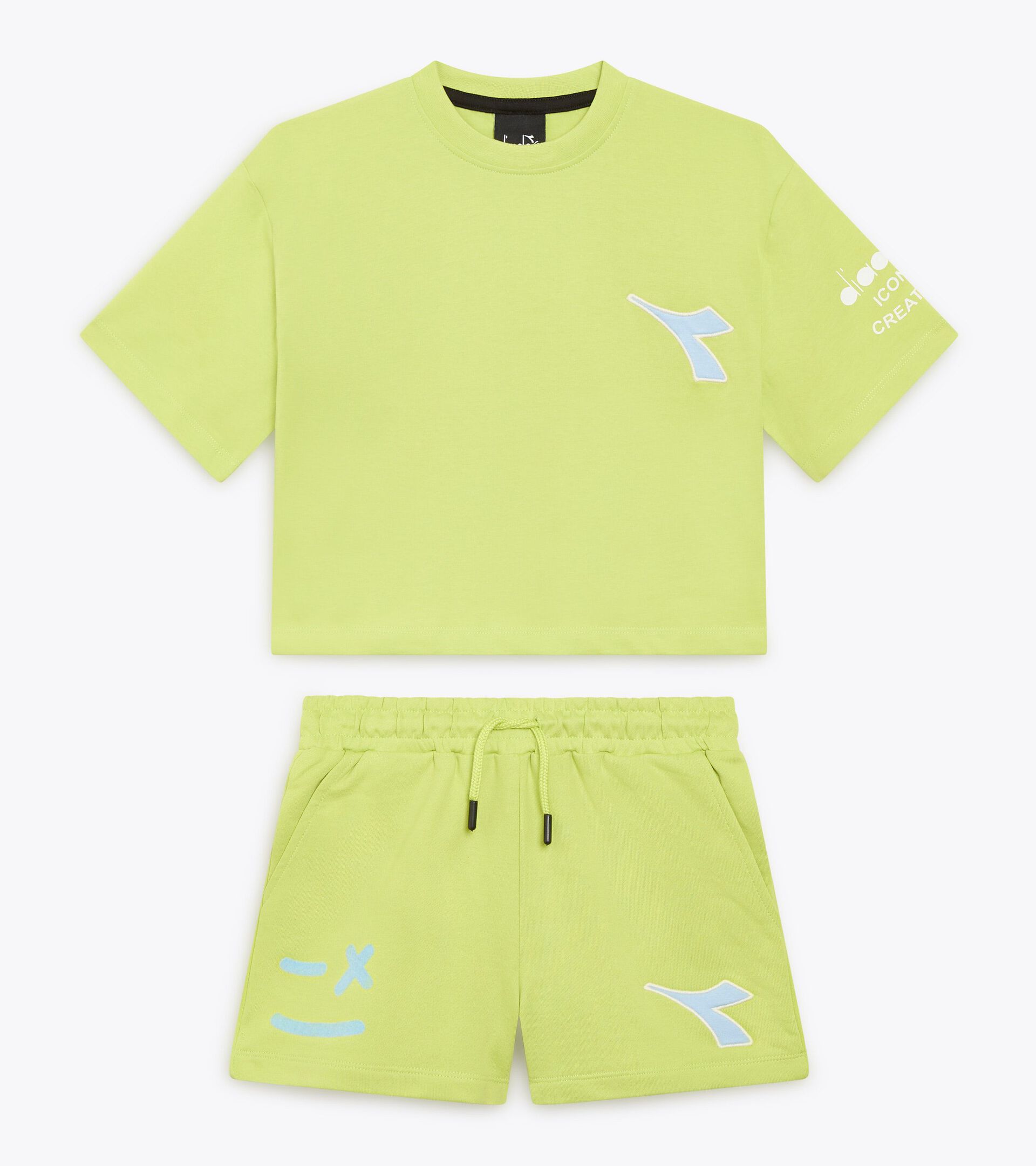 Sport suit - Fit comfort - Girl JG. SET CANDY LIME GREEN - Diadora