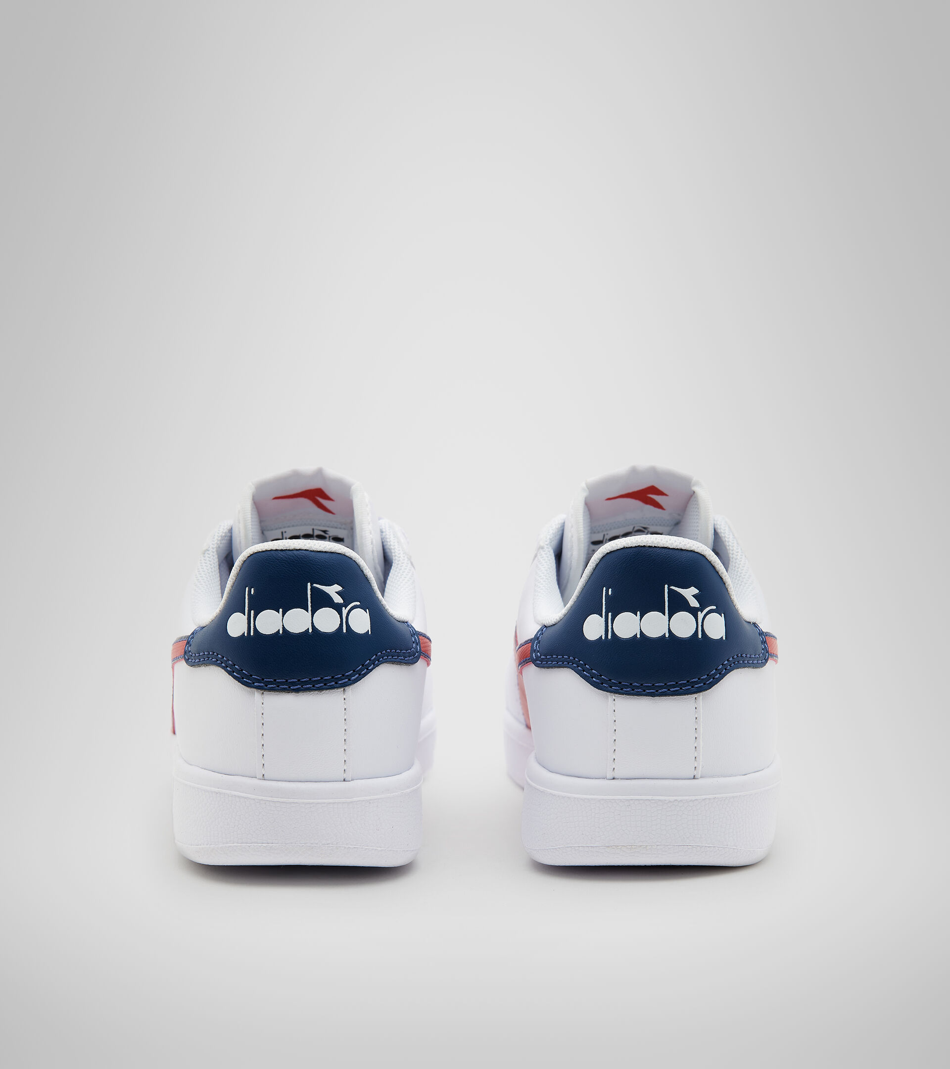 Sports shoes - Youth 8-16 years GAME P GS WHITE/AURORA RED - Diadora
