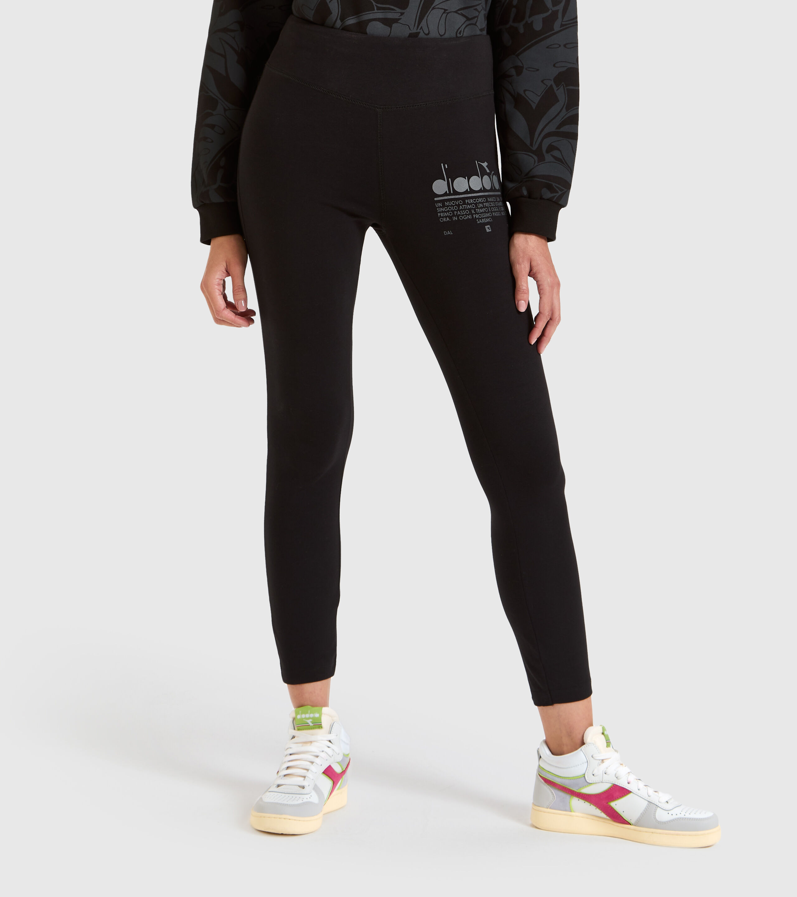 DIADORA L 3/4 TIGHTS Damen Capri Laufhose Lauftight Fitness Tight 102.174205 