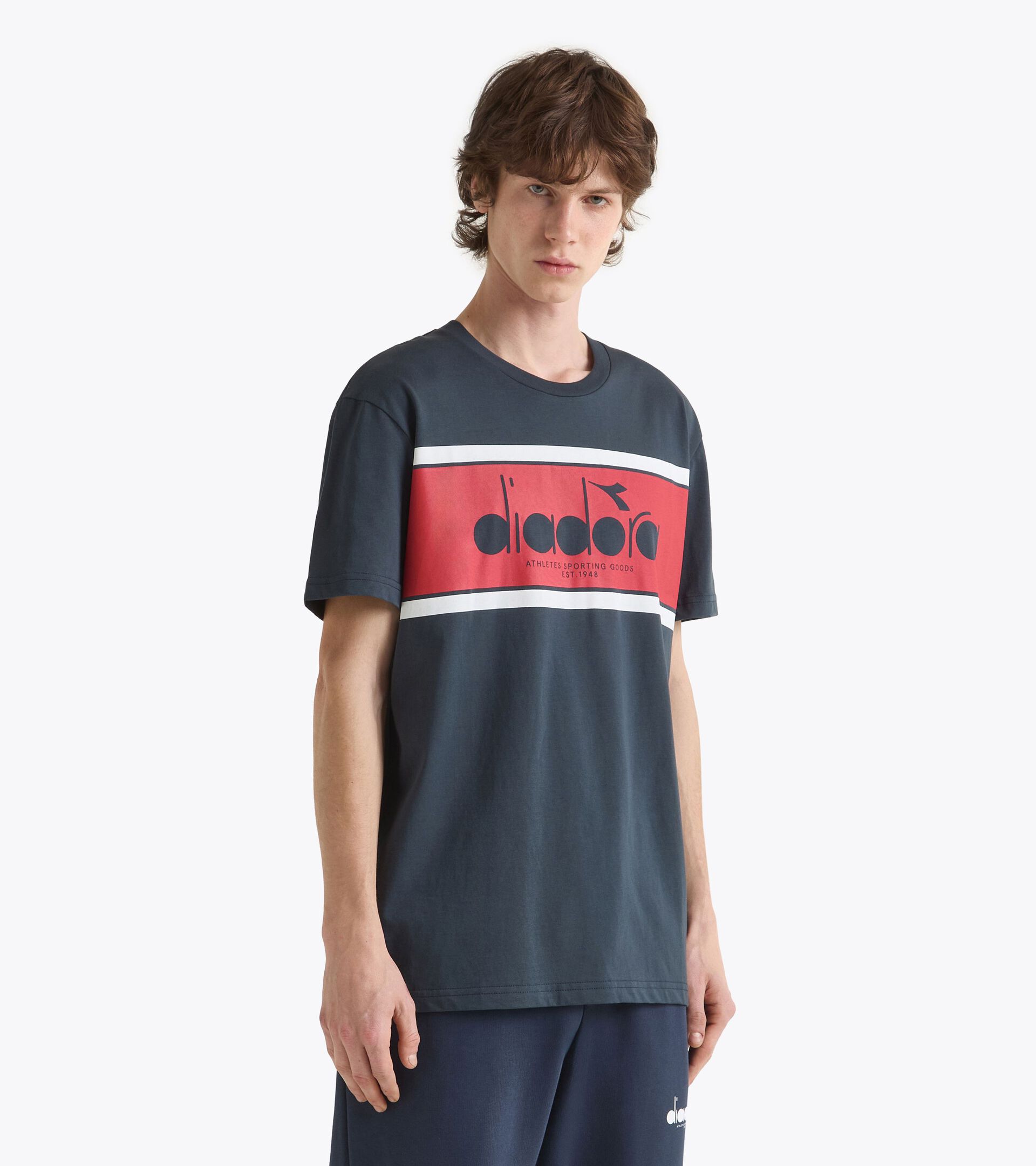 Camiseta - Para todos los g&eacute;neros T-SHIRT SS LOGO ROJO INTENSO - Diadora