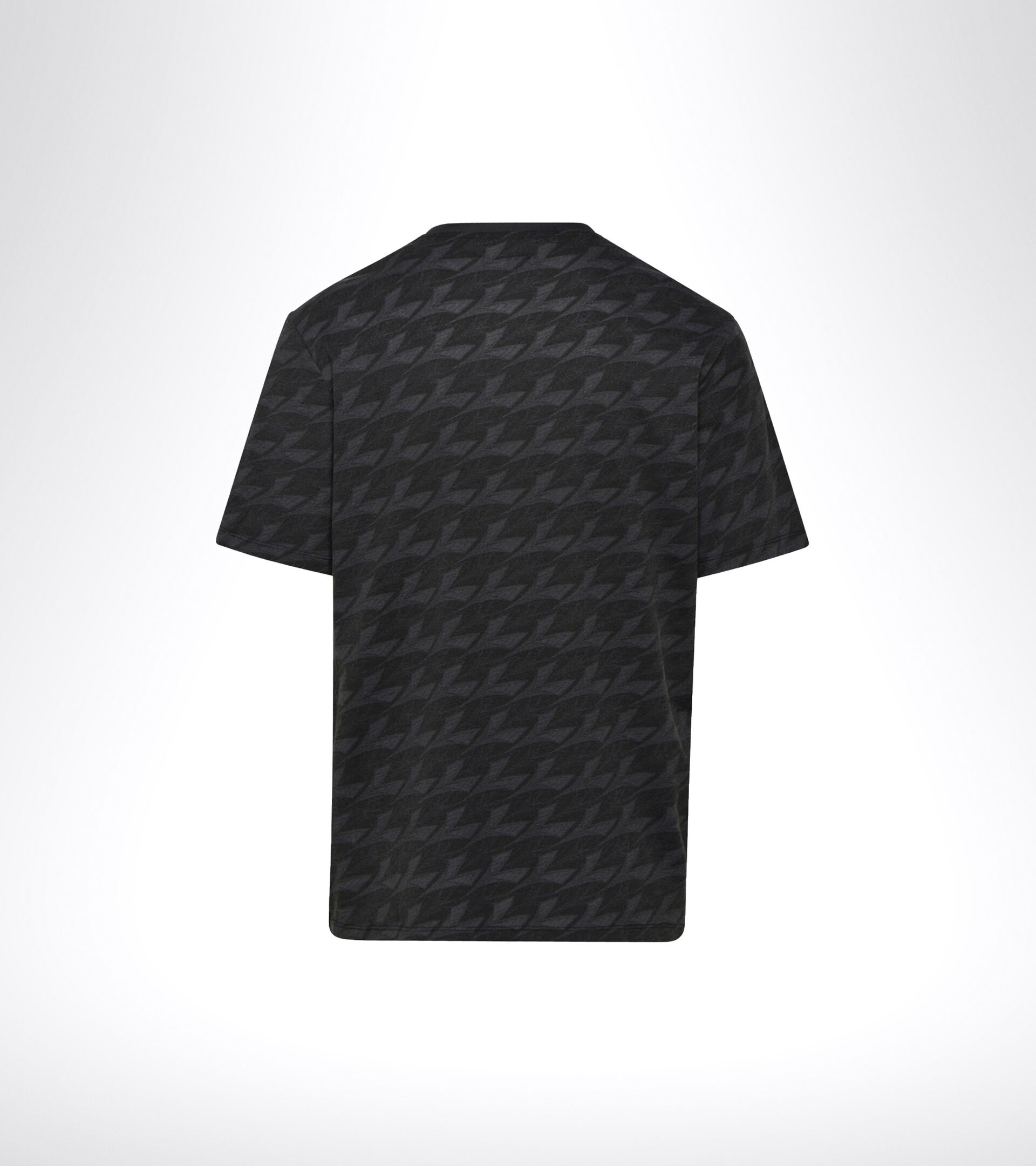 Sports T-shirt - Men SS T-SHIRT PLUS BE ONE ALL OVER BLACK - Diadora