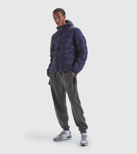 HOODIE INSULATED JACKET, CLASSIC NAVY/BLUE COSMOS Reversible puffer jacket - Men HOODIE INSULATED JACKET CLASSIC NAVY/BLUE COSMOS - Diadora