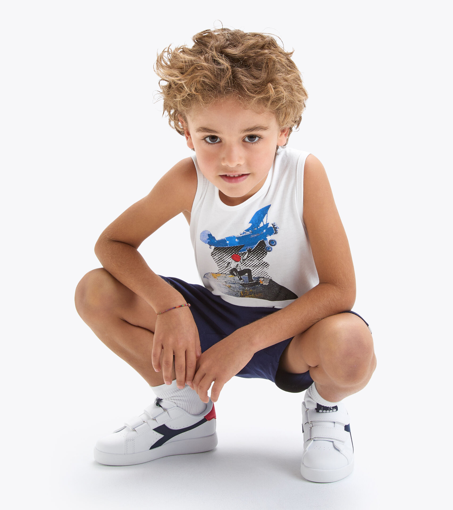 Sport set - Boys JB.SET SL SPORT ART OPTICAL WHITE - Diadora
