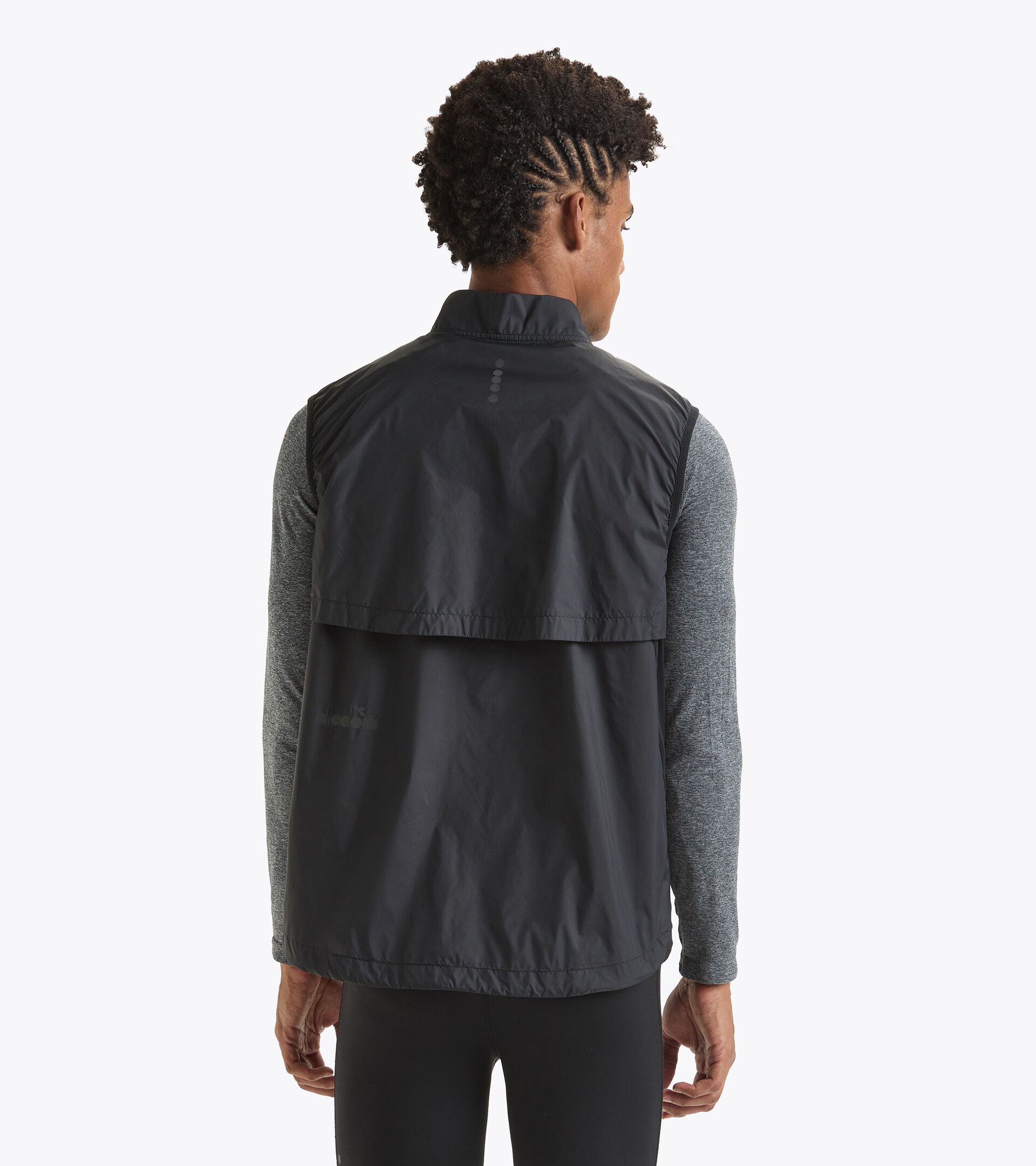 Gilet ripieghevole - Uomo PACKABLE VEST NERO - Diadora