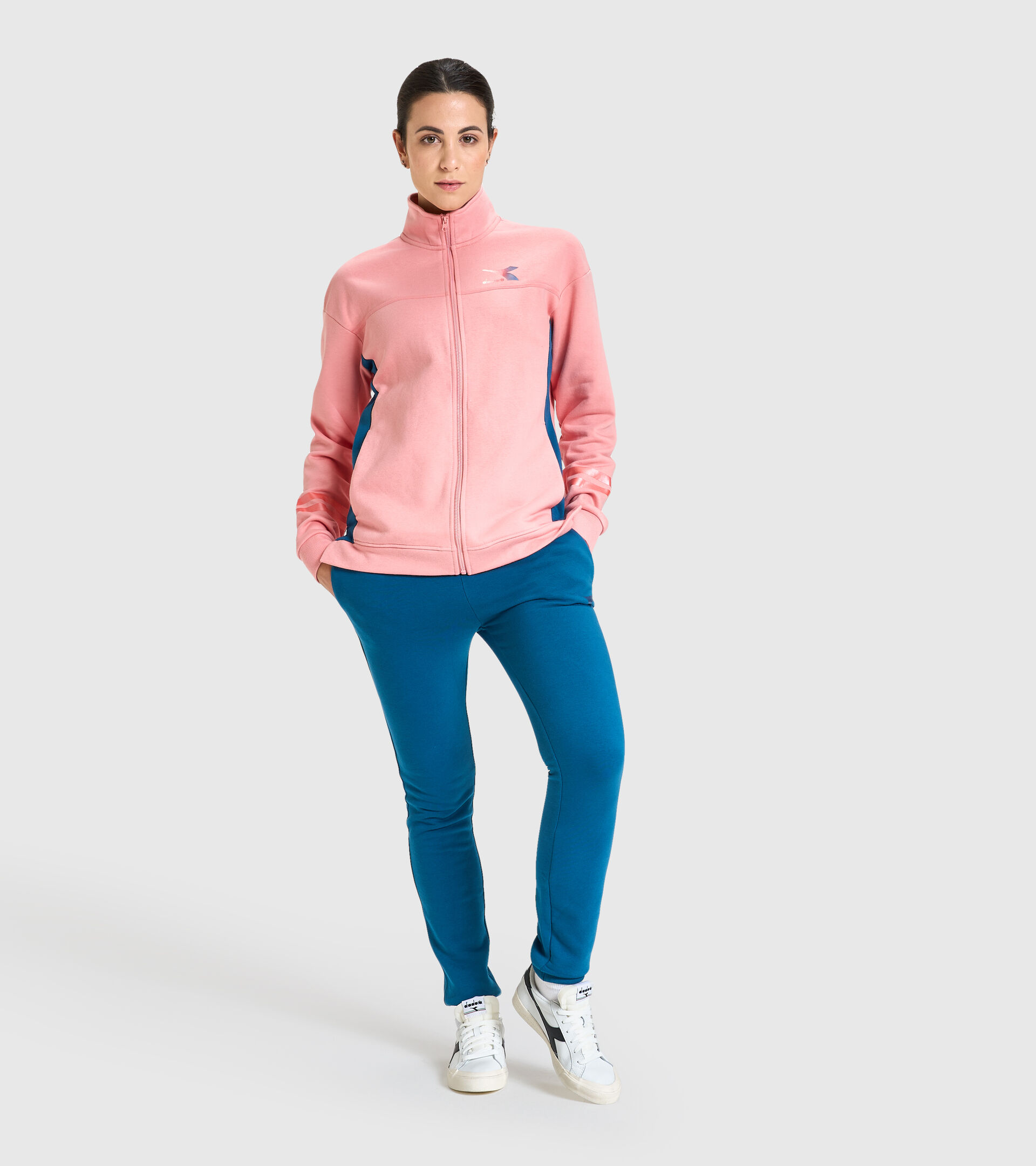 Tracksuit - Women L.TRACKSUIT FZ CORE LOBSTER BISQUE - Diadora