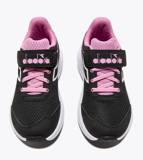 SNIPE 3 JR, BLACK/FUCSIA RED Running shoe - Double lacing system - Junior
SNIPE 3 JR BLACK/FUCSIA RED - Diadora