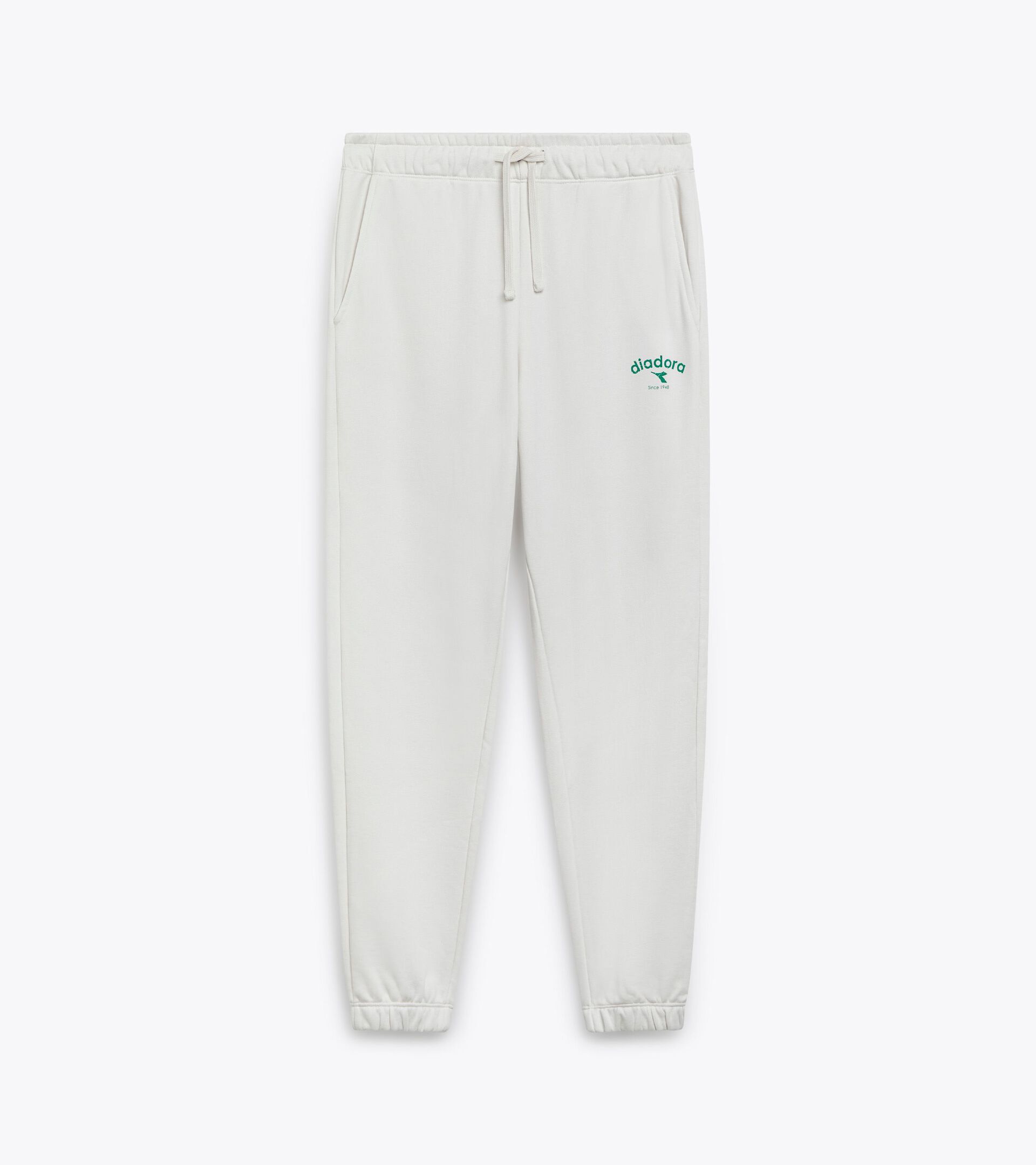 Pantaloni sportivi - Gender Neutral PANTS ATHL. LOGO BIANCO LATTE - Diadora