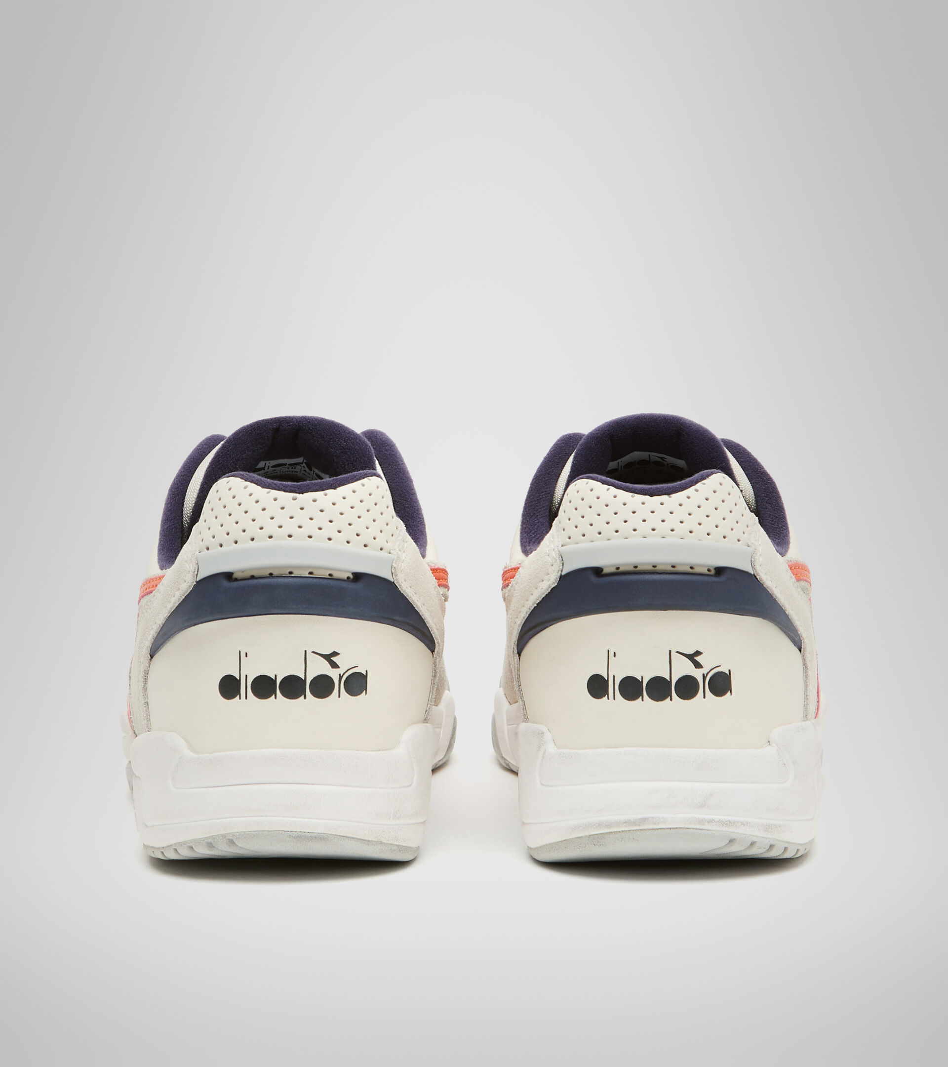 Sports shoe - Unisex REBOUND ACE WAX MARSHMALLOW/TIGERLILY - Diadora