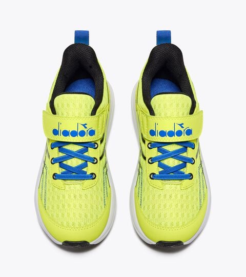 SNIPE JR, YELLOW FLUO/BLACK Junior running shoes SNIPE JR YELLOW FLUO/BLACK - Diadora