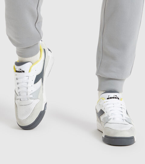 REBOUND ACE WAX, BLANC VIF/TURBULENCE Chaussures de sport - Unisexe REBOUND ACE WAX BLANC VIF/TURBULENCE - Diadora