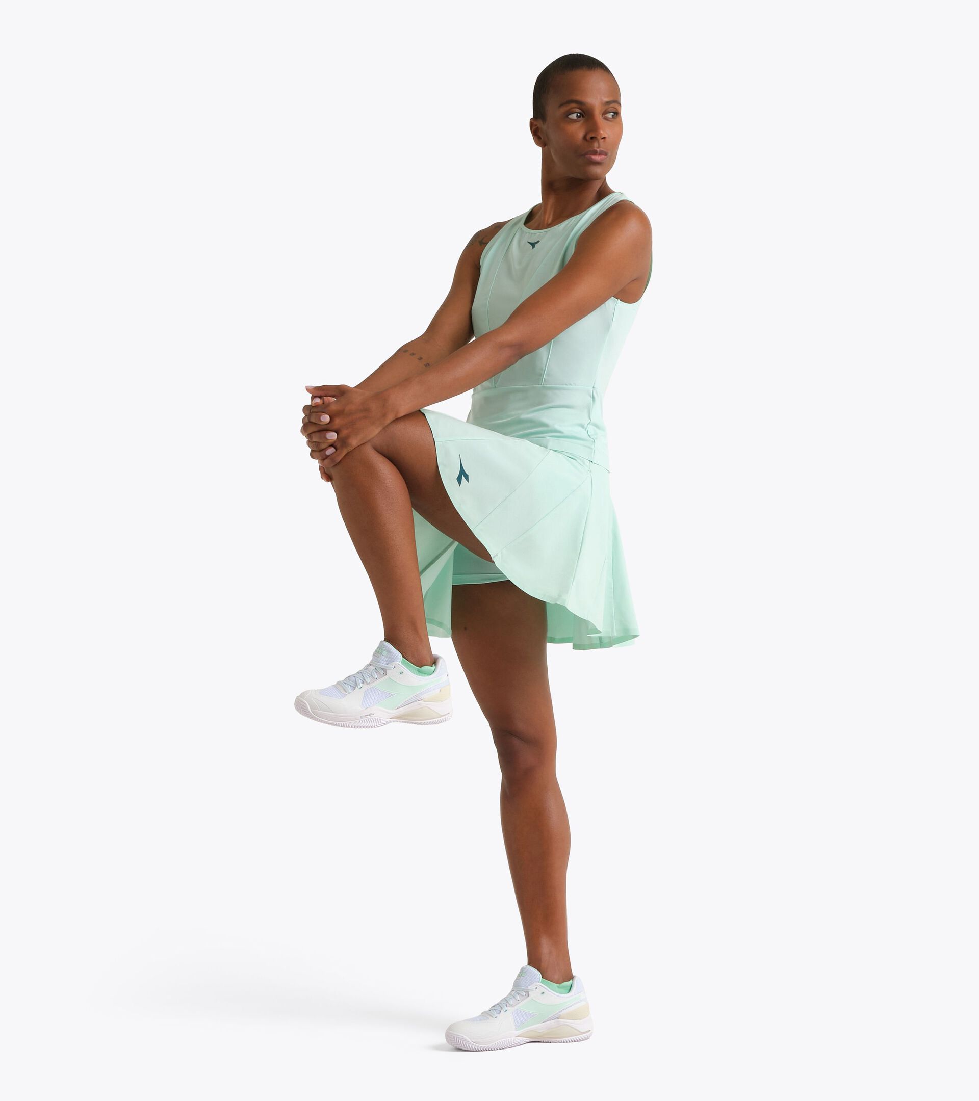 Skirt with FIBRAZERO Technology - Competition - Men&rsquo;s L. SKIRT MATCH FIBRAZERO BAY GREEN - Diadora