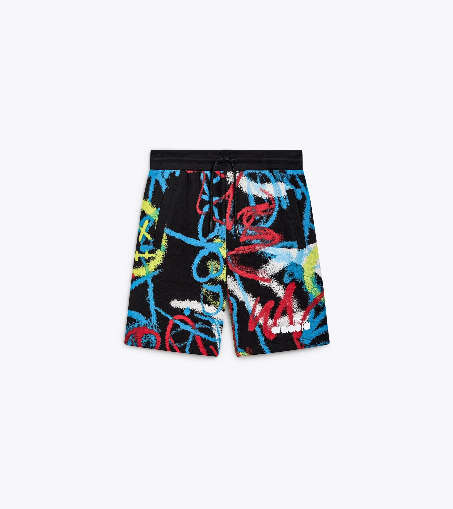 Bermudashorts - Graffiti-Print - Jungen JB. BERMUDA GRAFFITI SCHWARZ - Diadora