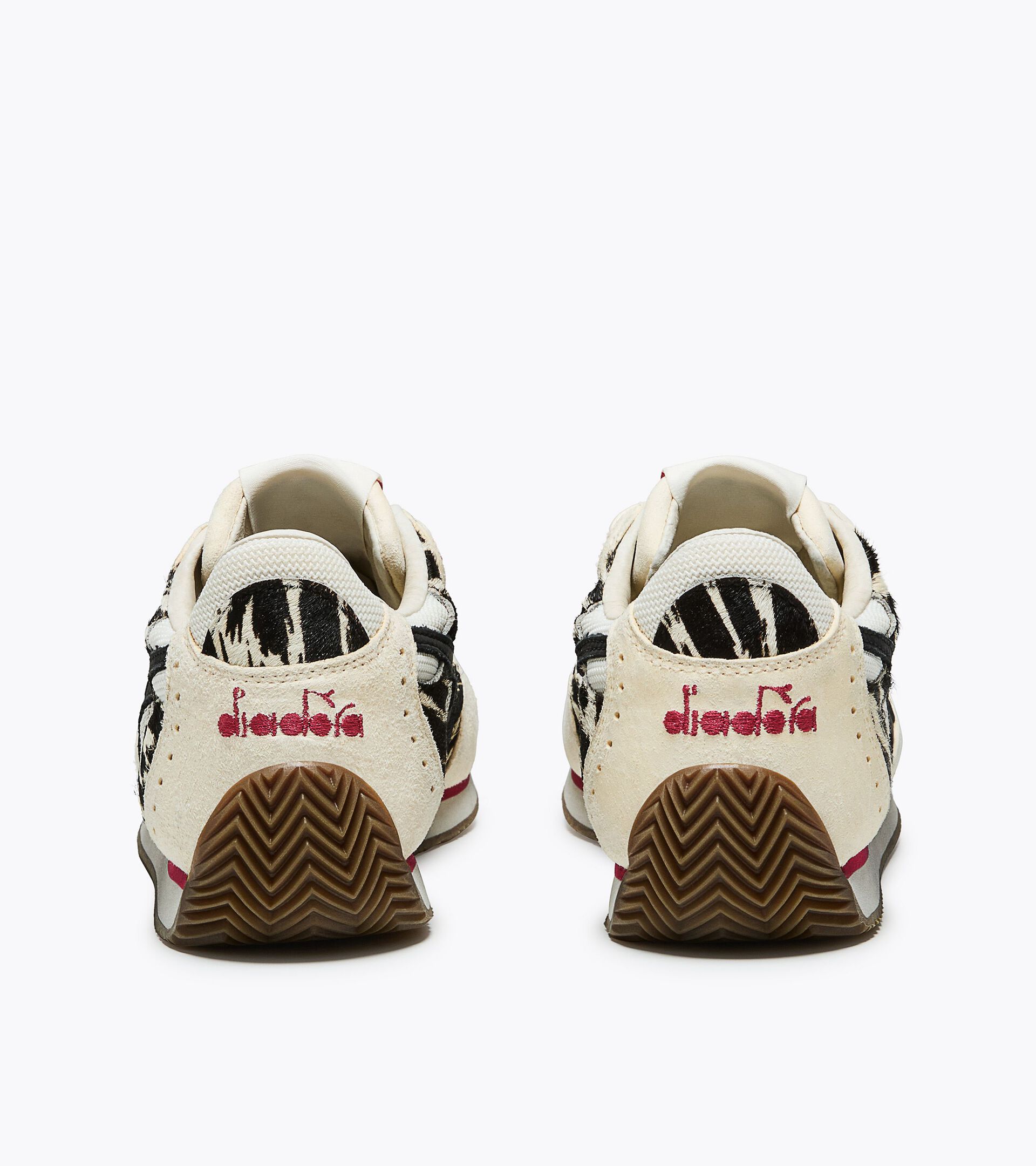 Zapatilla Heritage de piel laminada - Ca&ntilde;a baja - Mujer EQUIPE REVENGE TOTEM  WN BLANCO ASTRO - Diadora