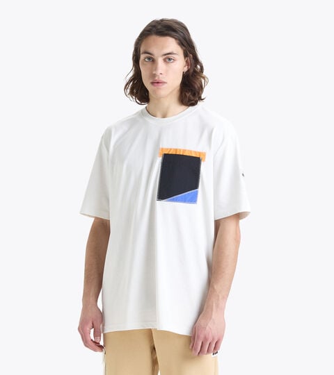 T-shirt - Made in Italy - Uomo T-SHIRT SS 2030 BIANCO LATTE COCCO - Diadora