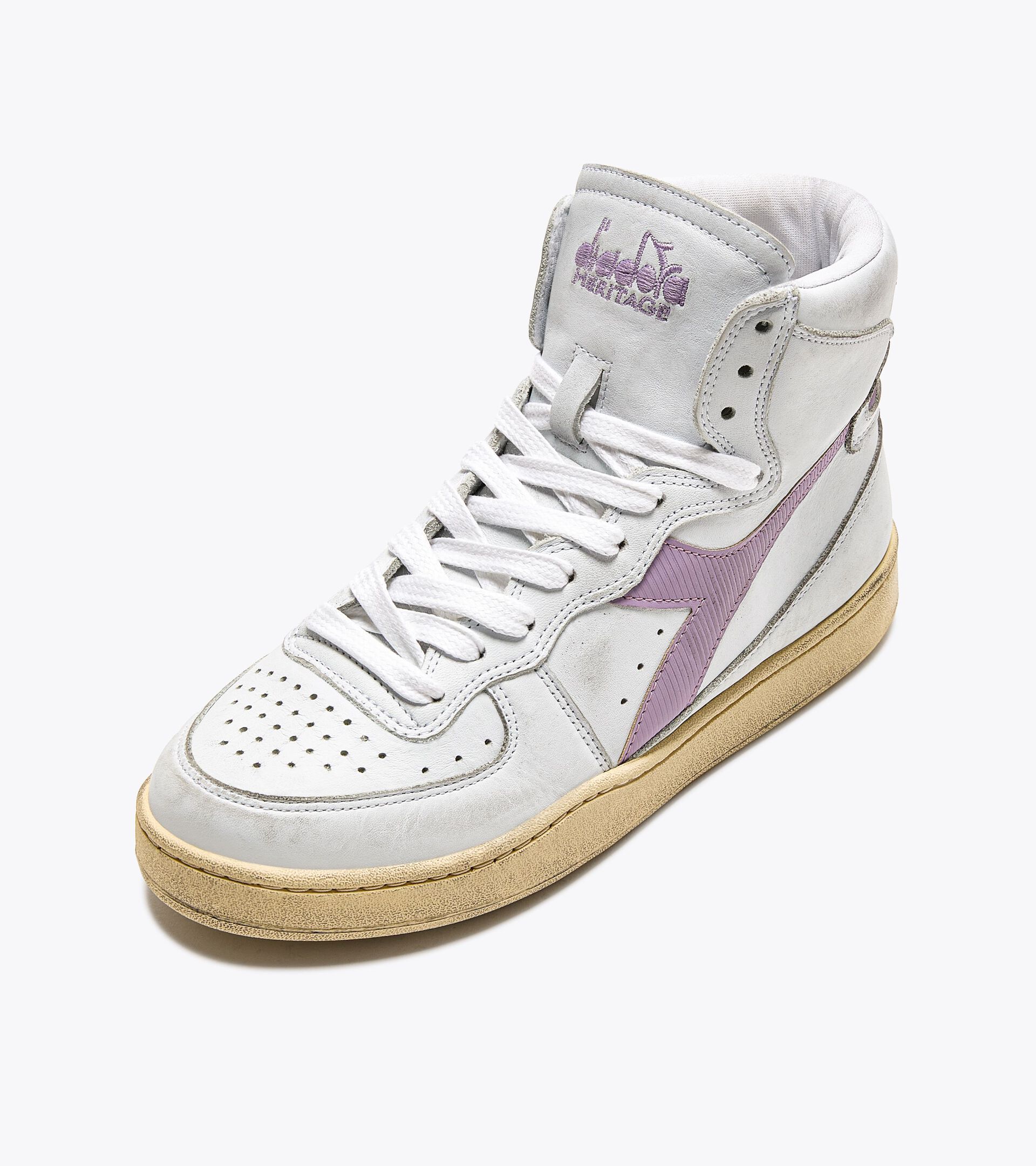 Zapatillas Heritage - Gender neutral MI BASKET USED BLANCO/NEBLINA DE LAVANDA - Diadora