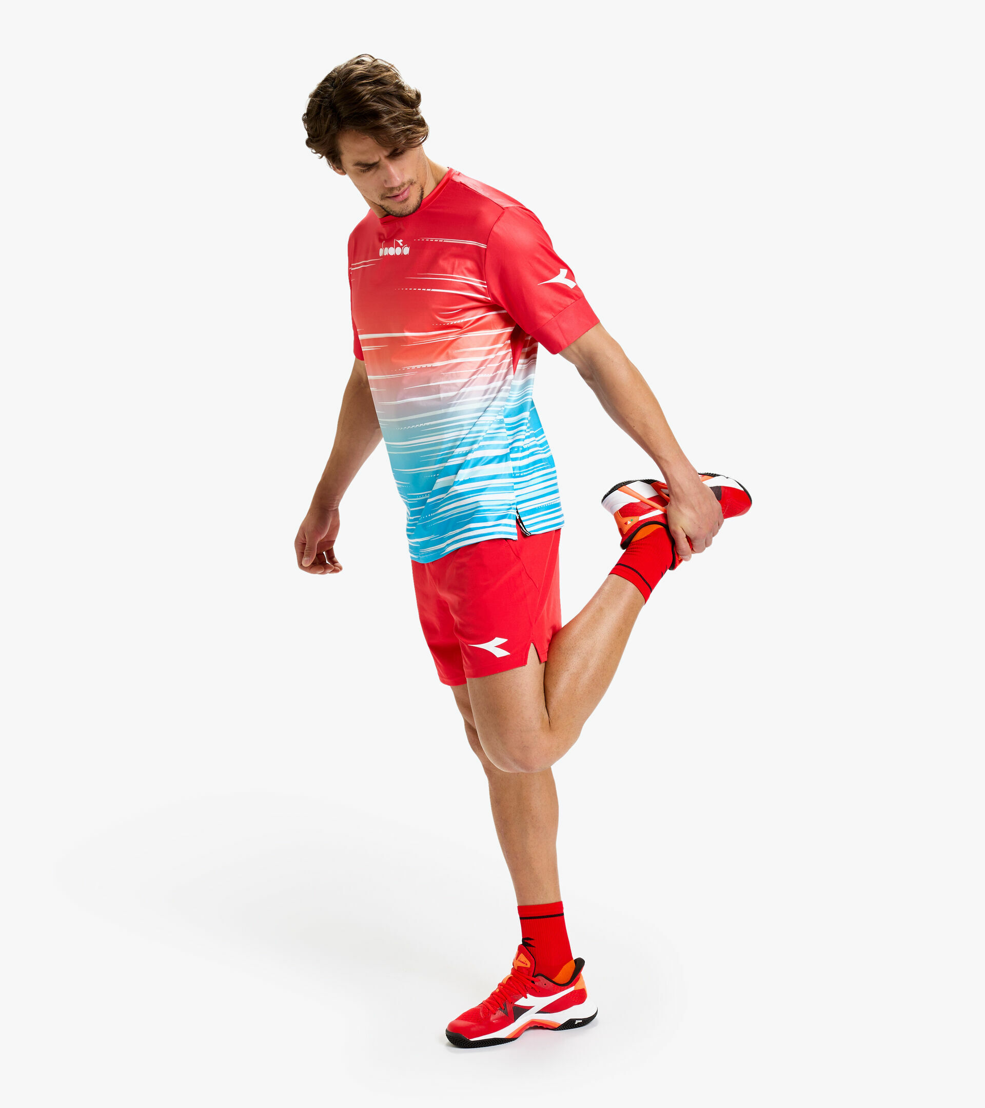 Tennis T-shirt - Men SS T-SHIRT ICON LAGUNA SUNRISE - Diadora