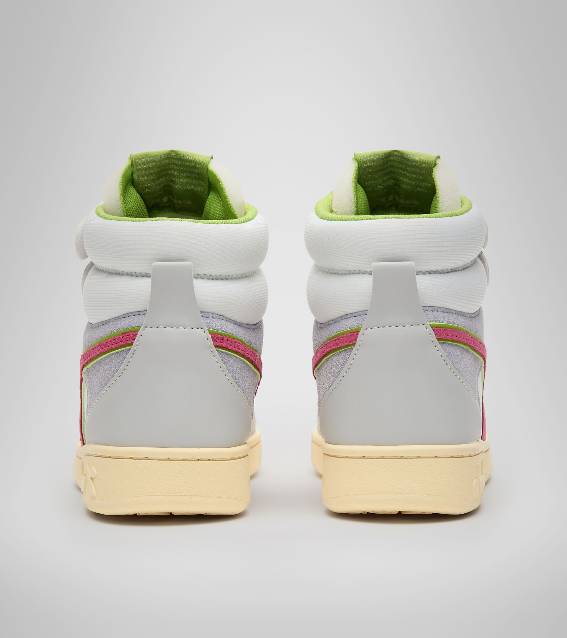 Sports shoes - Women MAGIC BASKET MID WN WHITE/LUNAR ROCK - Diadora