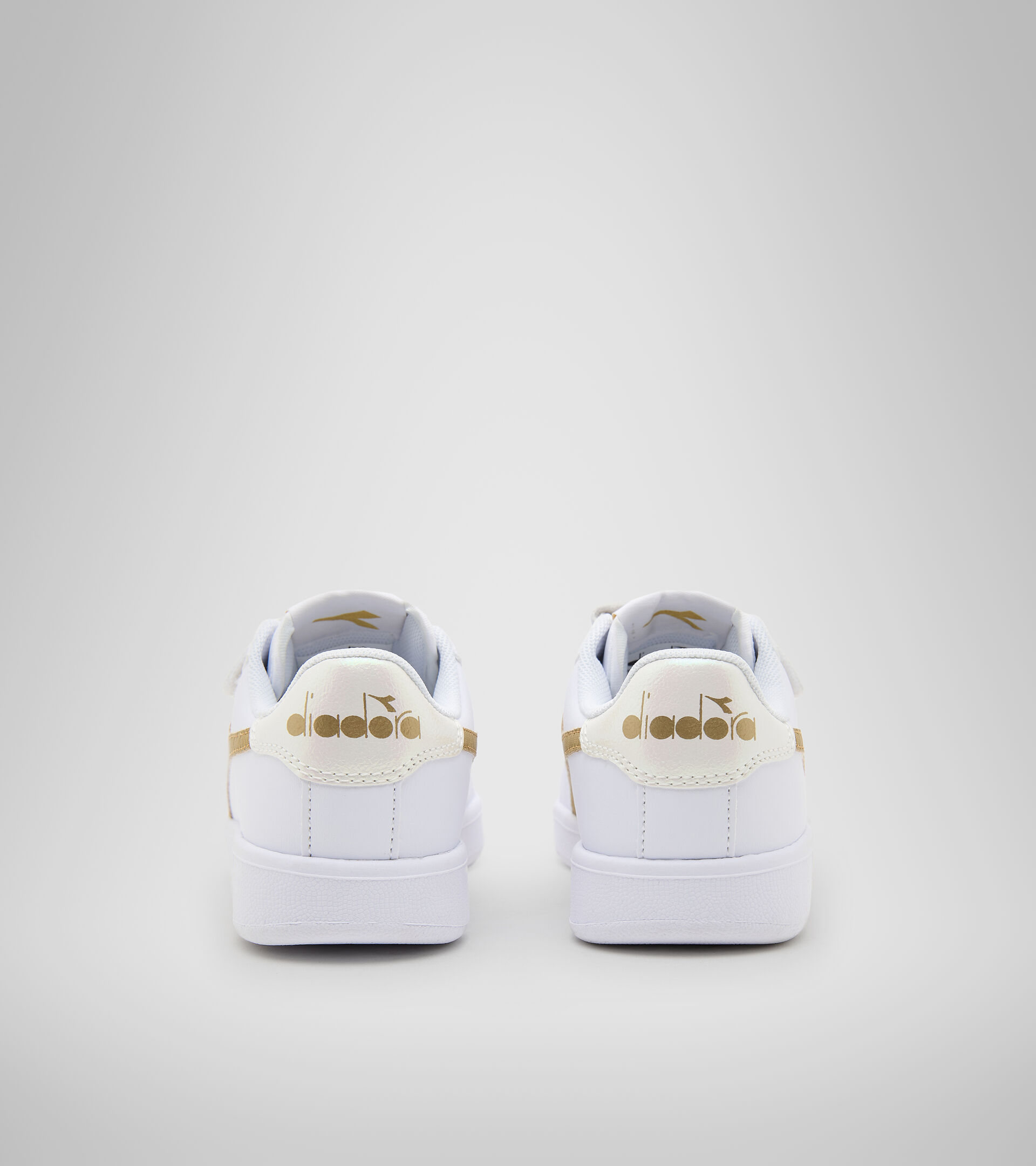 Sports shoes - Kids 4-8 years GAME P PS GIRL WHITE/GOLD - Diadora