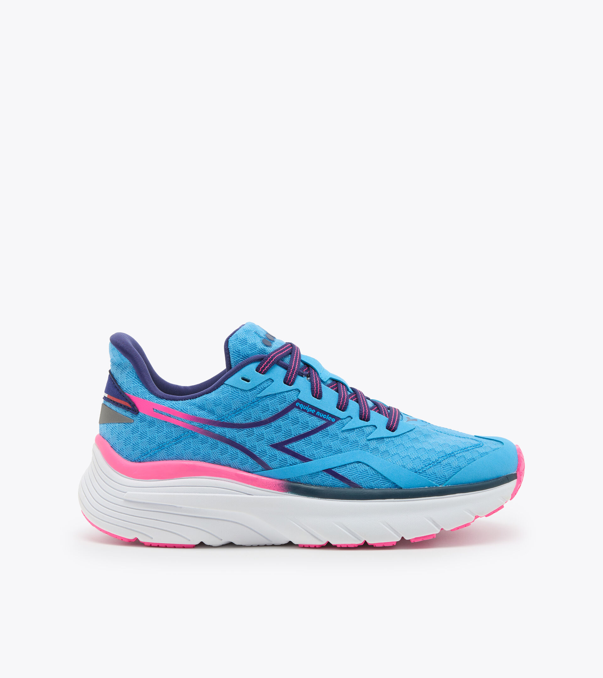 Chaussures de running - Femme EQUIPE NUCLEO W BONNIE BLEU/ROSE FLUO - Diadora