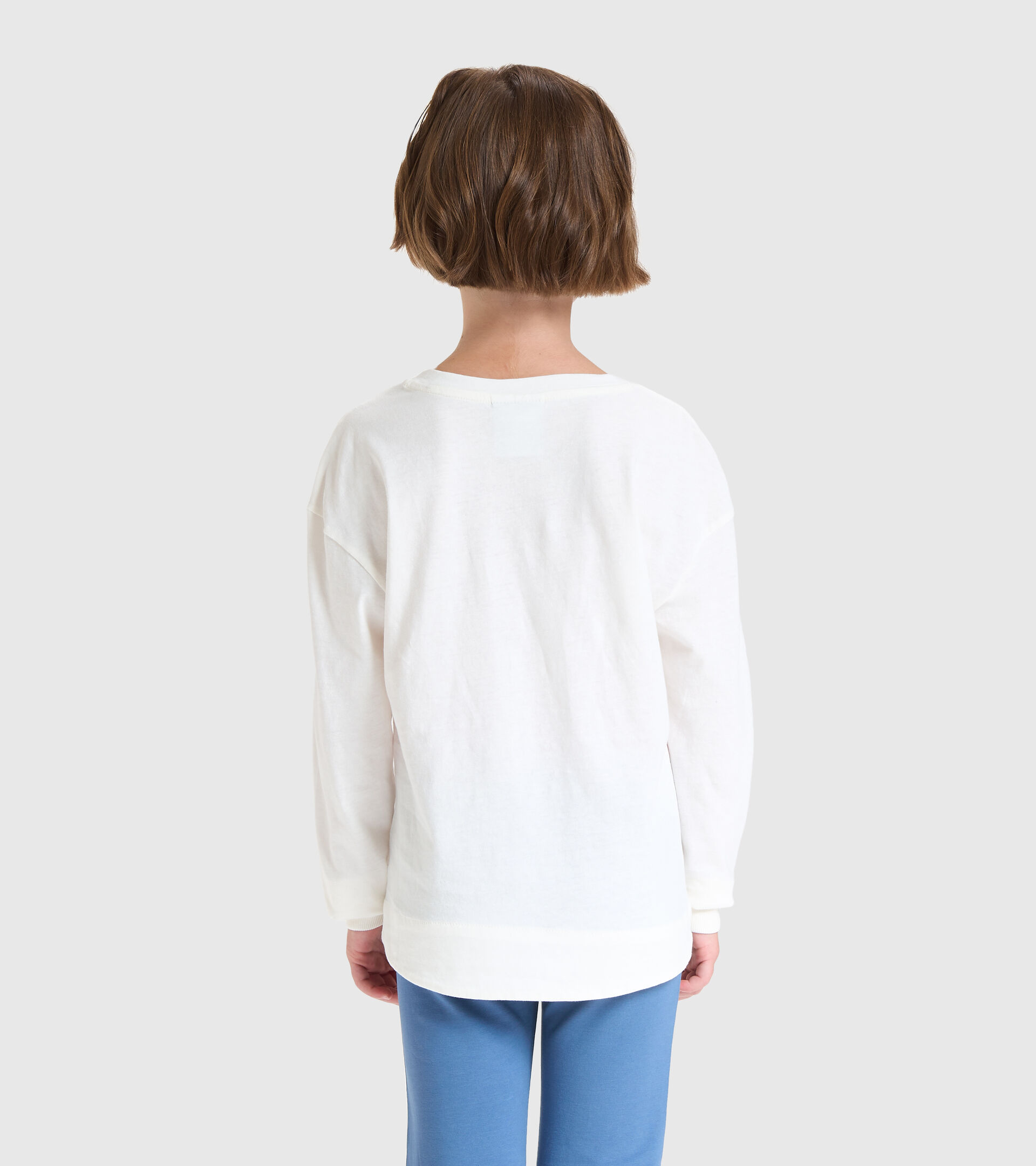 Long-sleeved T-shirt - Kids JG.T-SHIRT LS TWINKLE WHISPER WHITE - Diadora