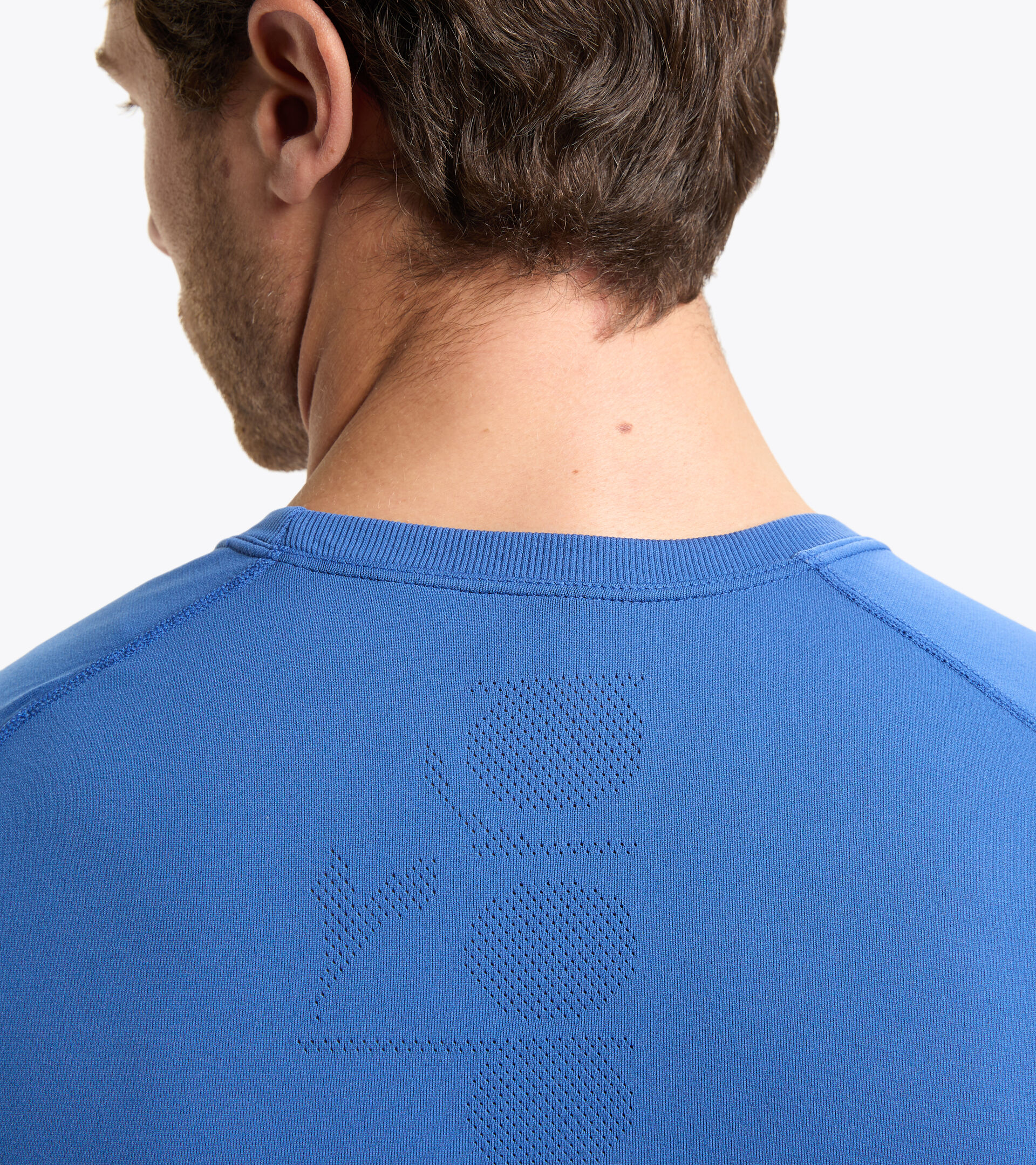 Camiseta para entrenar que protege la piel - Hombre SS SKIN FRIENDLY T-SHIRT AZUL FINCA - Diadora