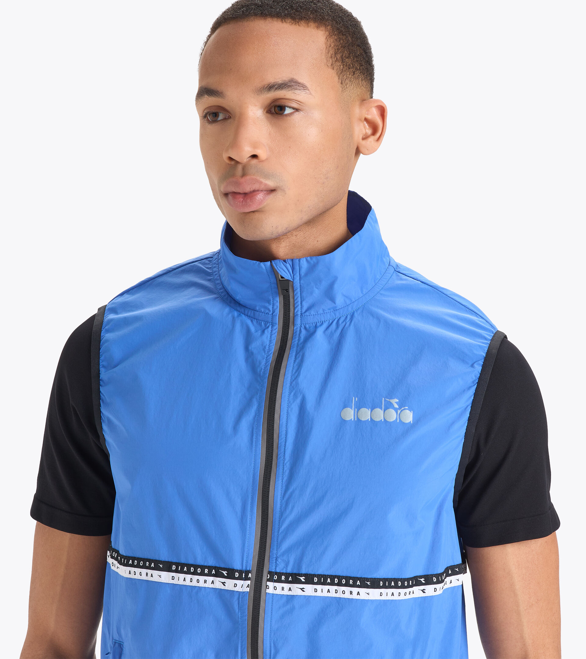 Running vent - Men  PACKABLE VEST SKY-BLUE FIORDALISO - Diadora