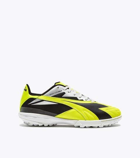 Futsal Shoe - Specific sole for synthetic surfaces - Men BRASIL ICON SALA TF FL YELLOW DD/BLACK - Diadora