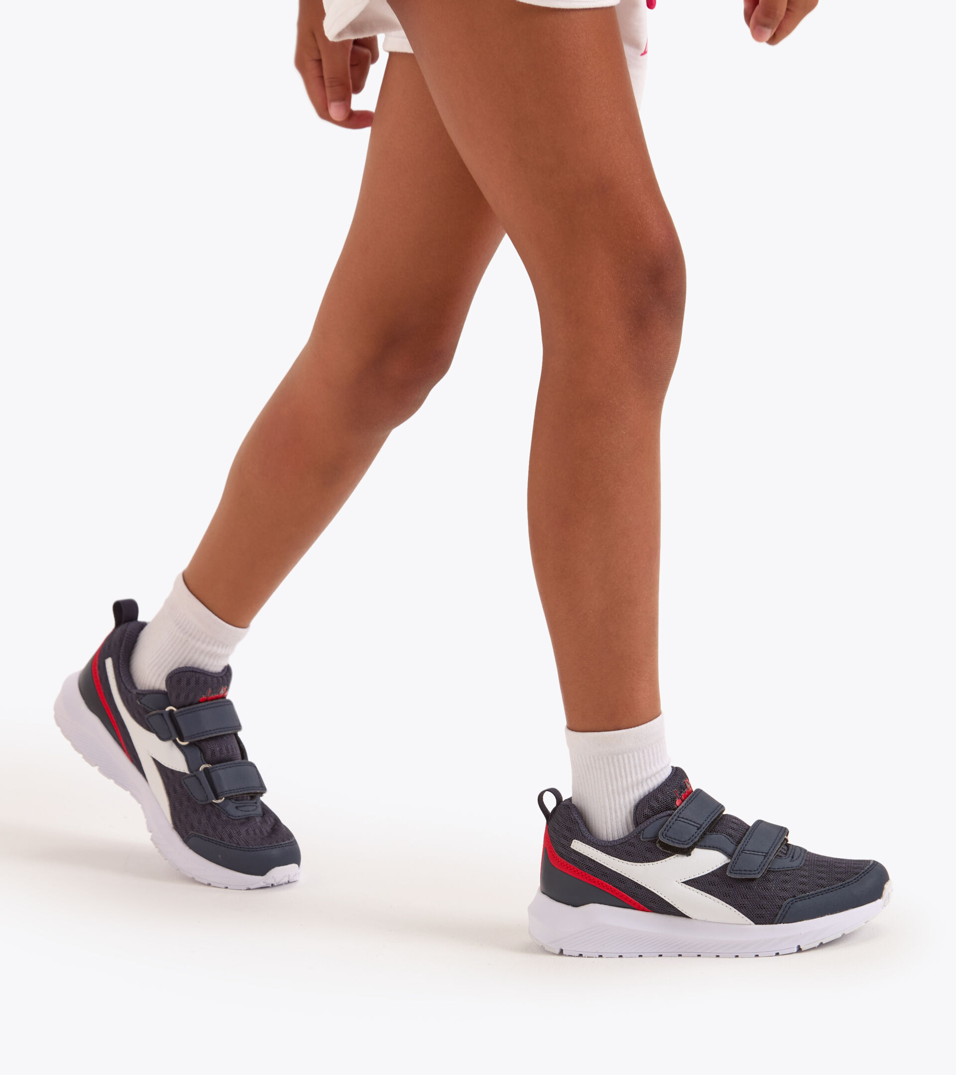 Junior running shoes - Unisex FALCON 2 JR V BLUE CORSAIR/WHITE - Diadora