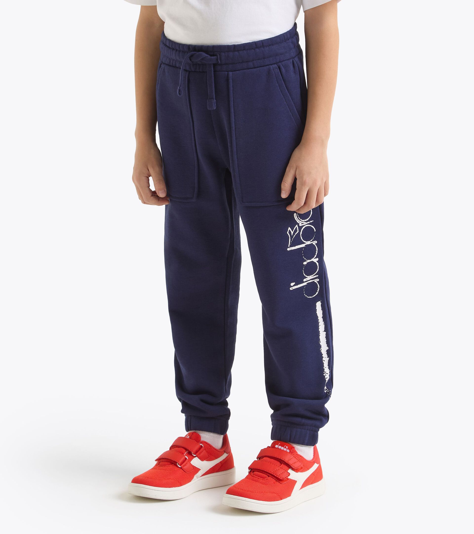 Pantaloni della tuta fantasia graffiti - Bambino JB. PANTS GRAFFITI BLU PROFONDO - Diadora
