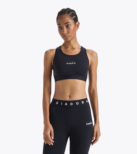 Sujetador de sujeción media - Mujer L. MEDIUM BRA NEGRO - Diadora