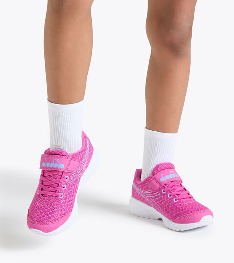 FLAMINGO 5 JR, MAGENTA/BLANCO Zapatilla de running - Unisex niños FLAMINGO 5 JR MAGENTA/BLANCO - Diadora