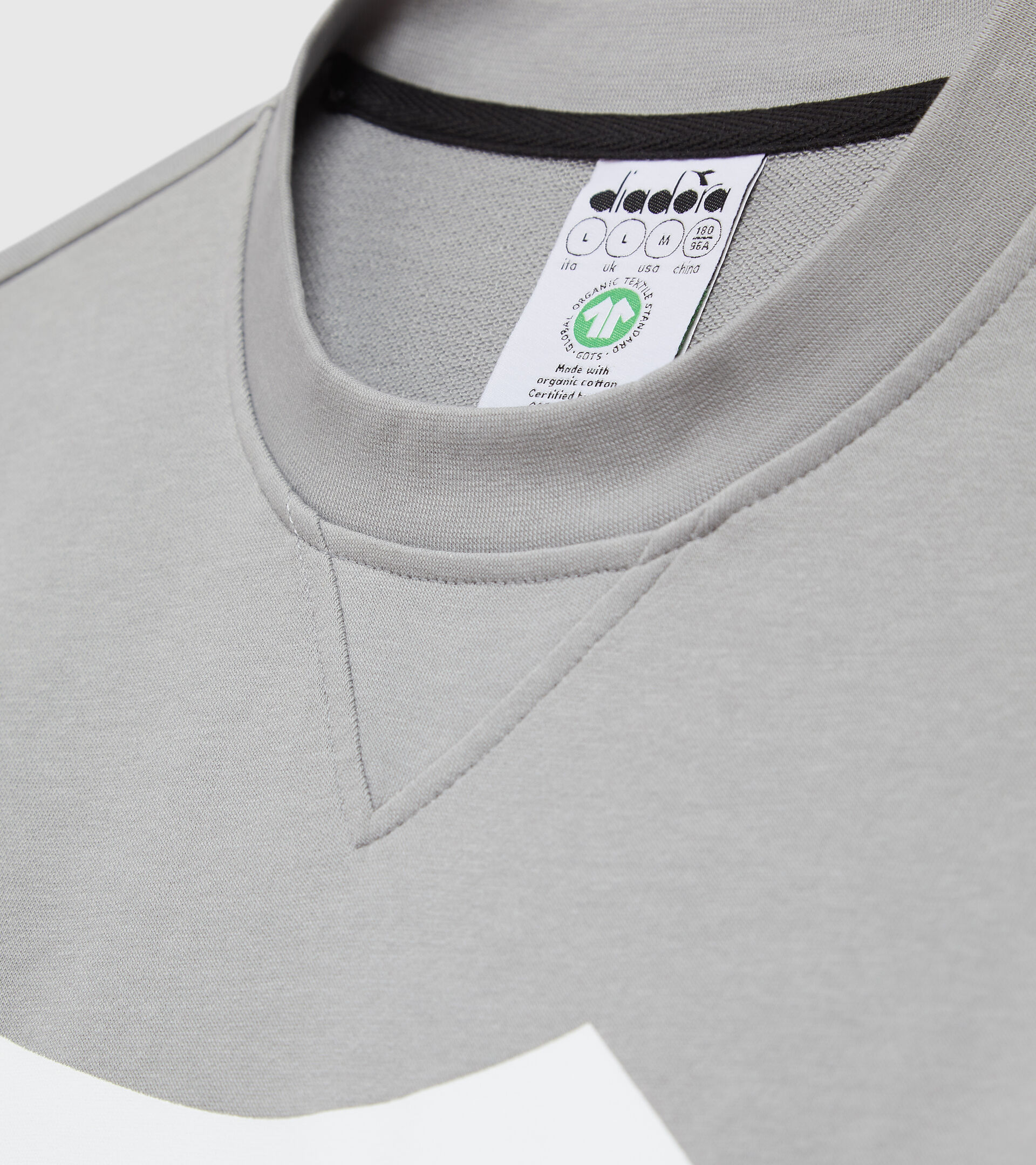Apparel Sport UOMO SWEATSHIRT CREW LOGO CHROMIA GRIFO Diadora