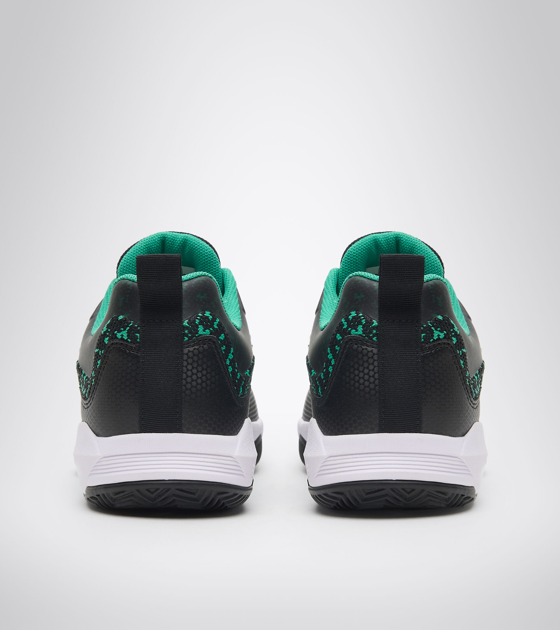 Clay and hard court tennis shoe - Men S.SHOT CLAY BLACK/WHITE/HOLLY GREEN - Diadora