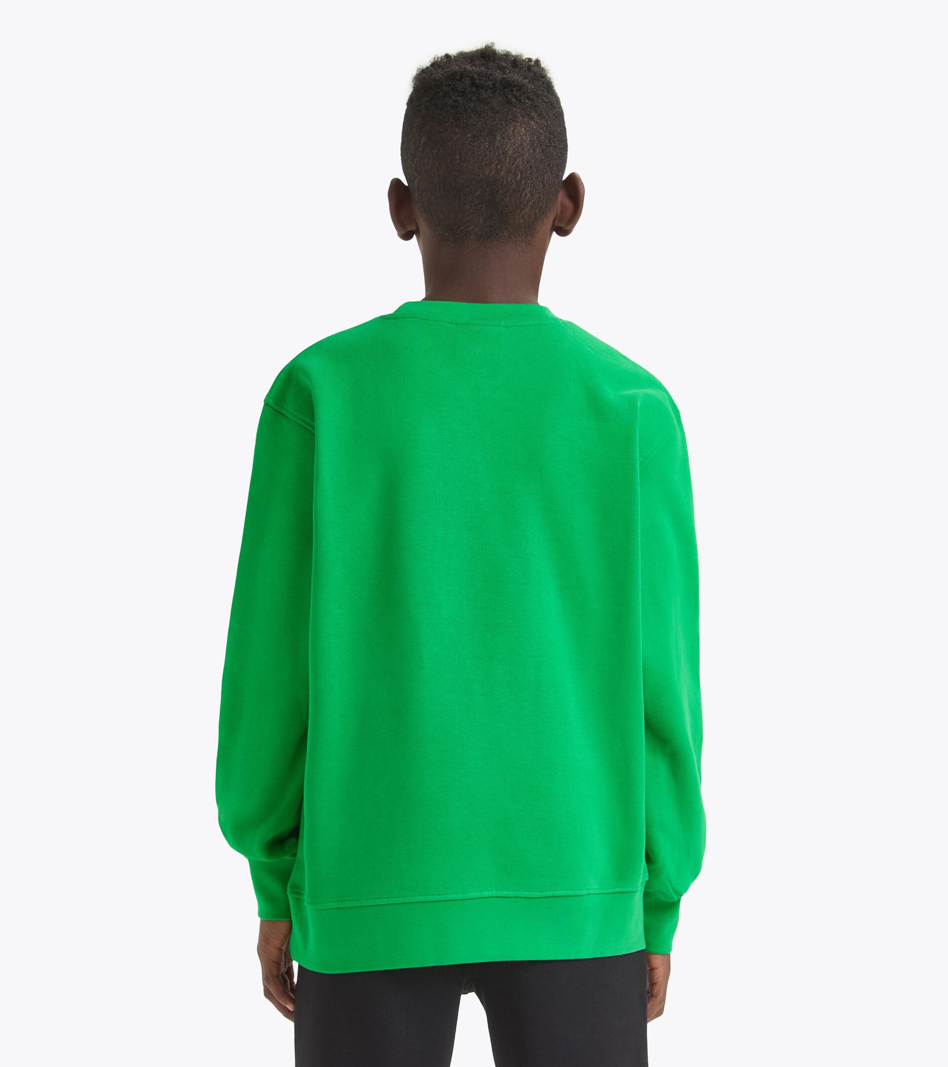 Sudadera de cuello redondo - Niño/Adolescente JB. SWEATSHIRT CREW FREGIO VERDE VENENO - Diadora