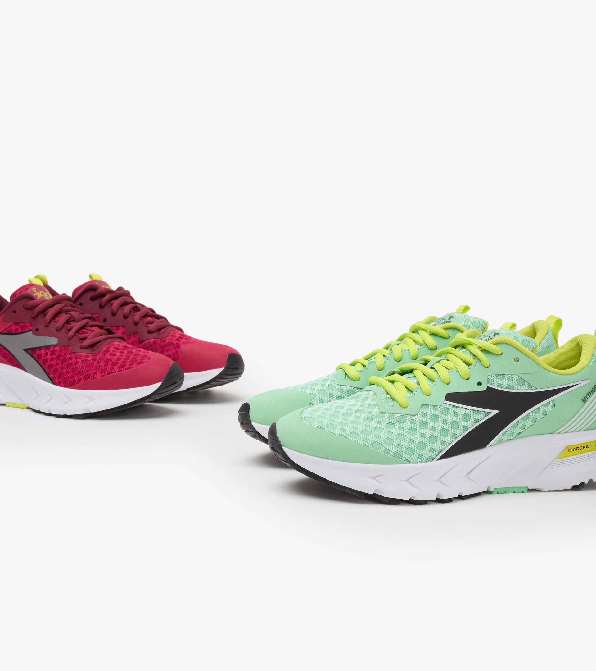 Laufschuh - Damen MYTHOS BLUSHIELD VOLO W KNALLIG ROSA/WSS/SILBER DD - Diadora
